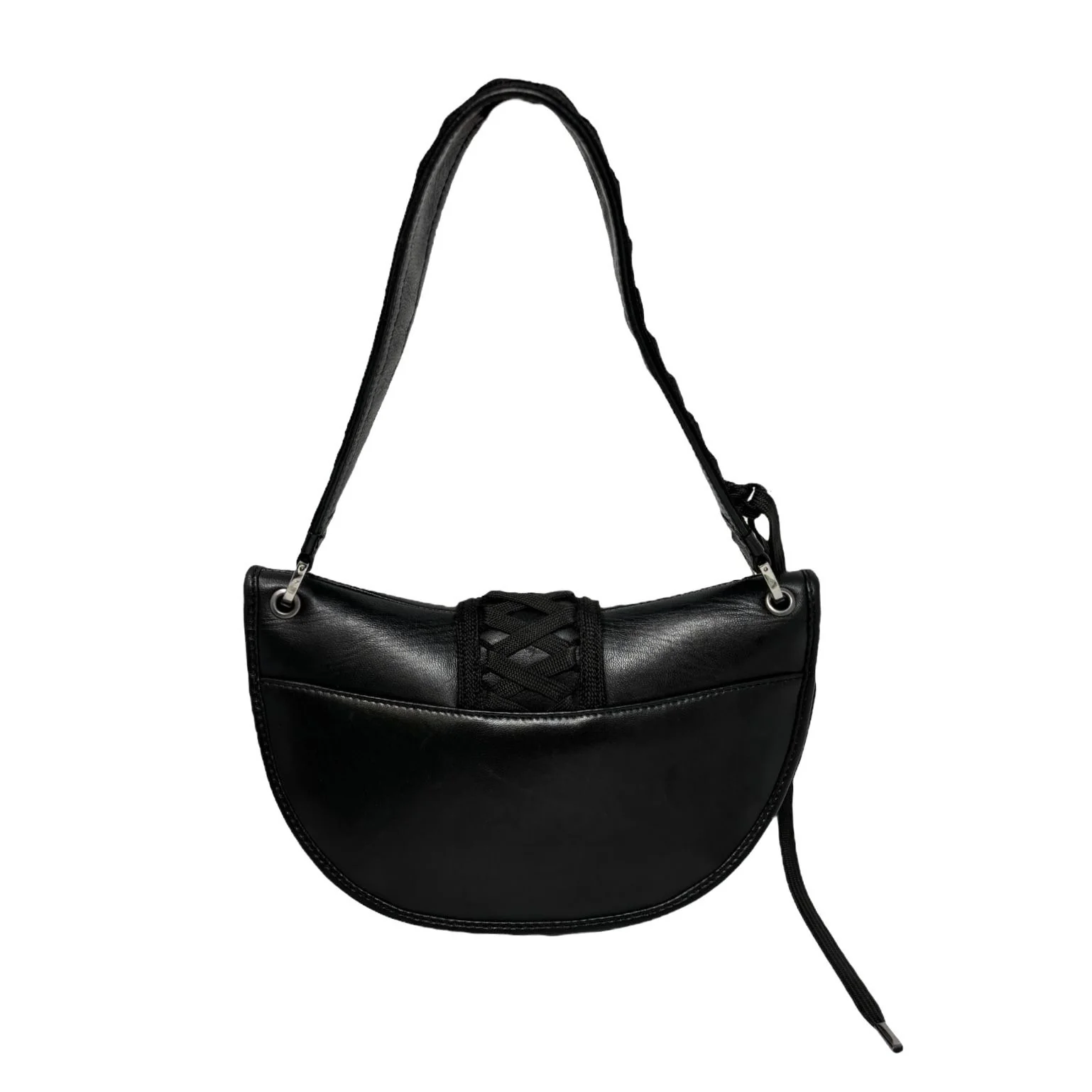 Dior Black Leather Corset Shoulder Bag - Image 2