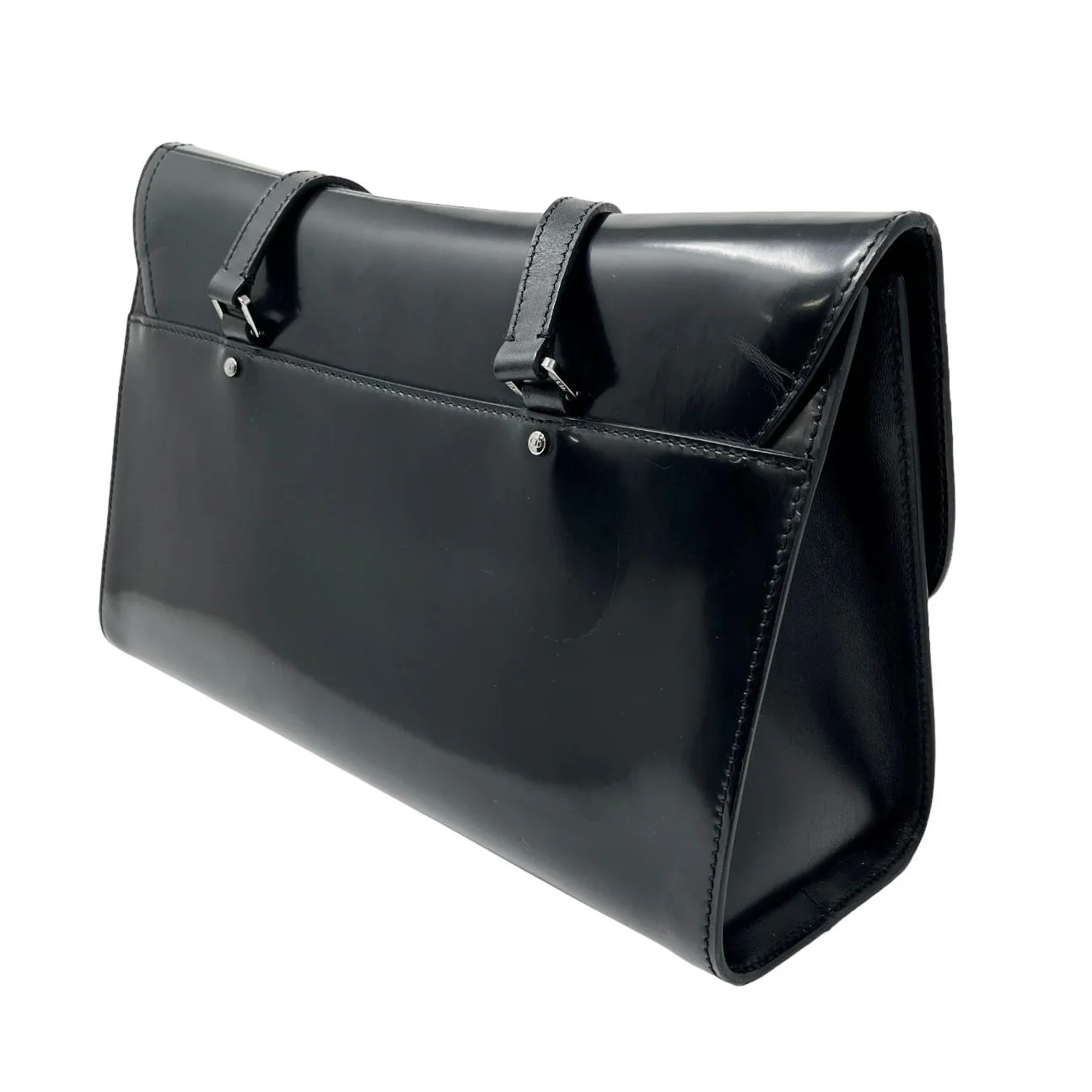 Dior Black Leather Saddle Shoulder Bag - Image 4