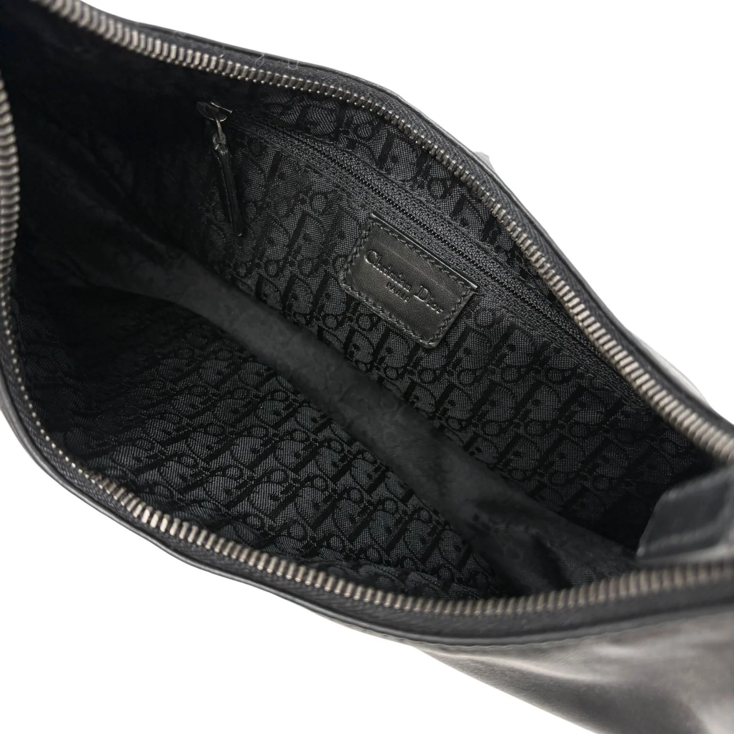 Dior Black Leather Shoulder Bag - Image 3
