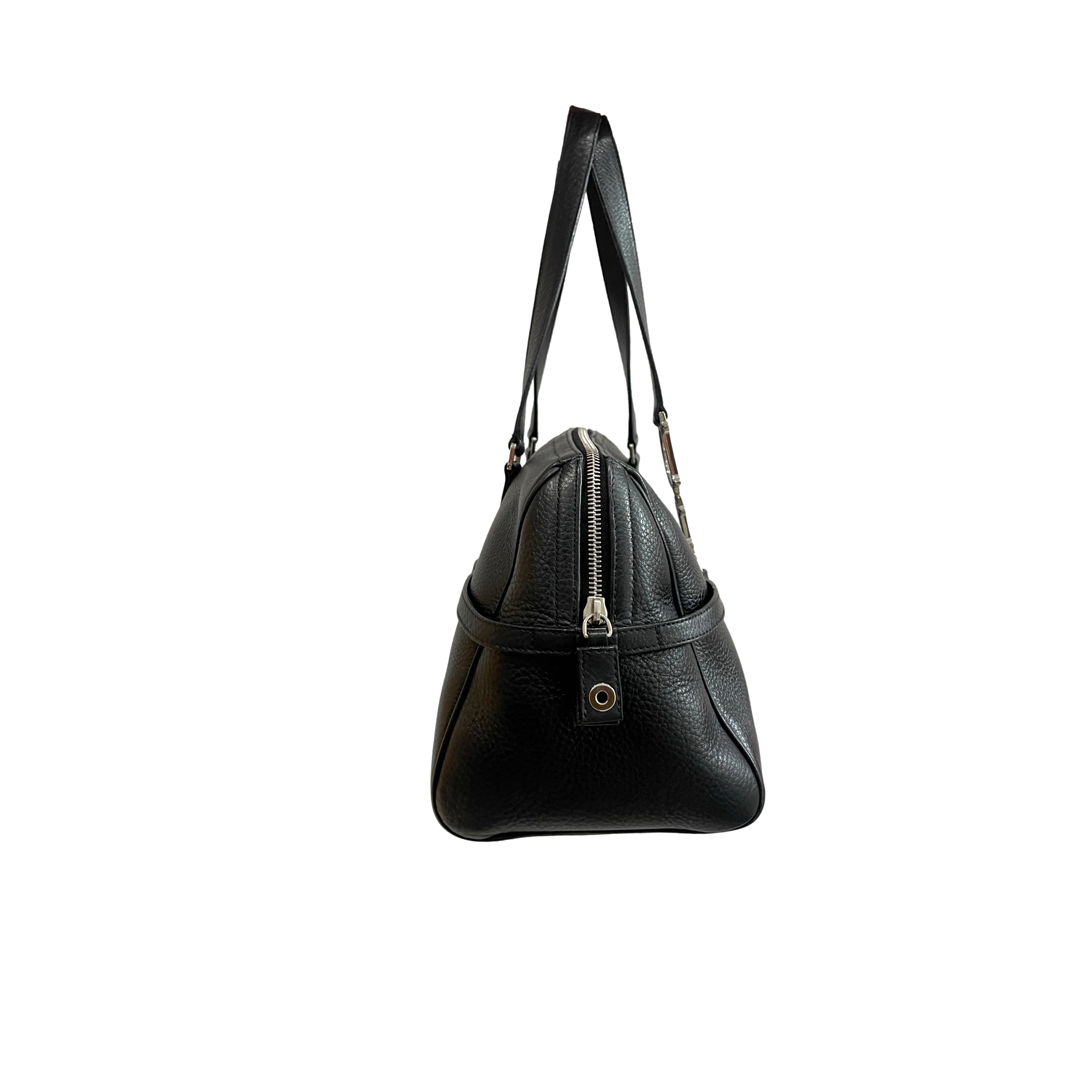 Dior Black Leather Shoulder Bag - Image 3