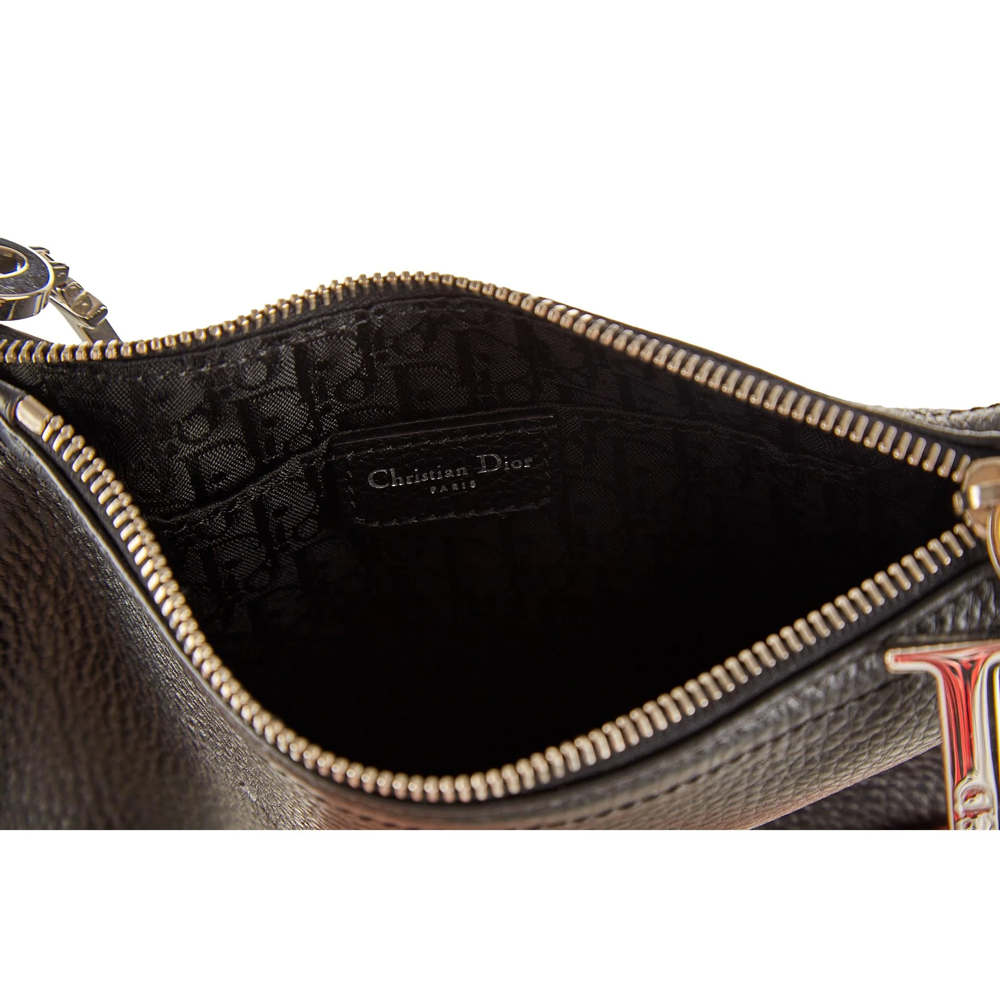 Dior Black Logo Hardware Shoulder Bag - Image 5