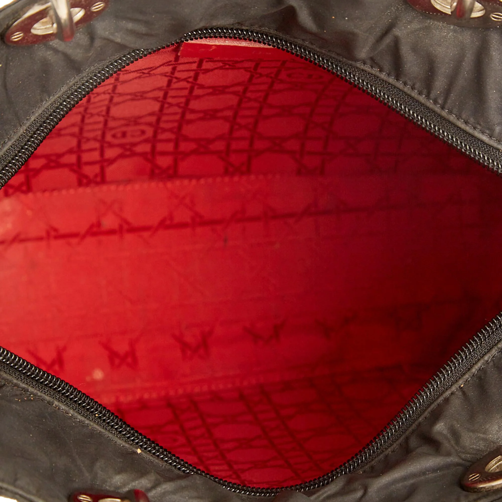 Dior Black Logo Lady Dior Bag - Image 4