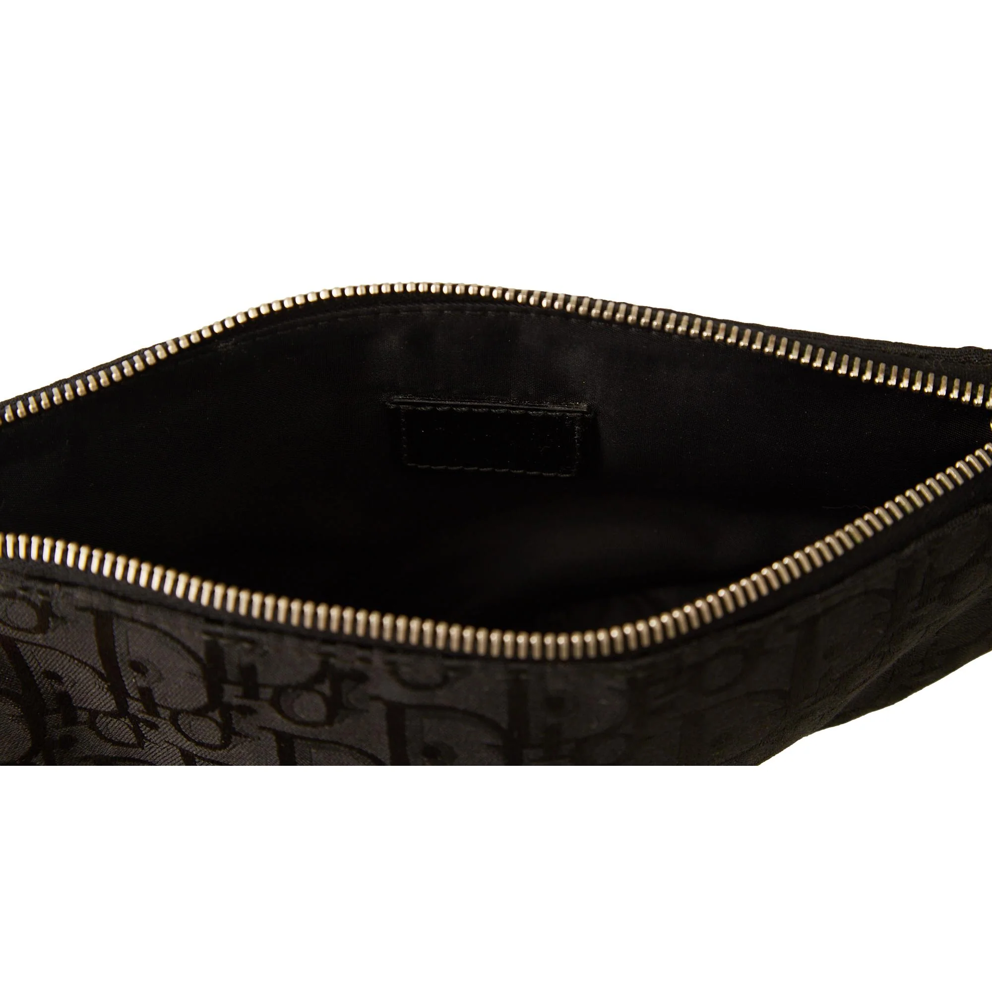 Dior Black Logo Mini Saddle Bag - Image 3