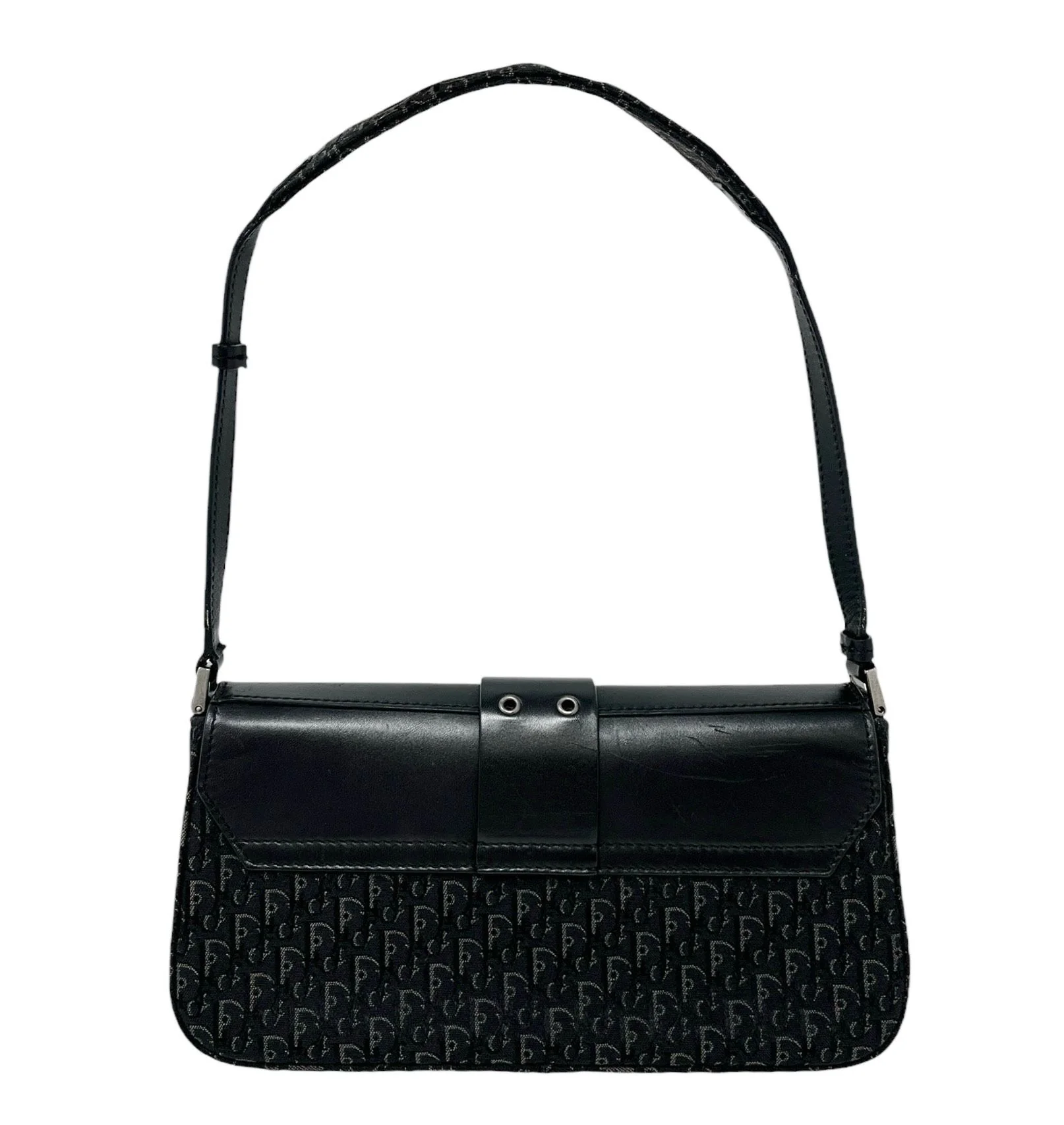 Dior Black Logo Shoulder Bag - Image 2