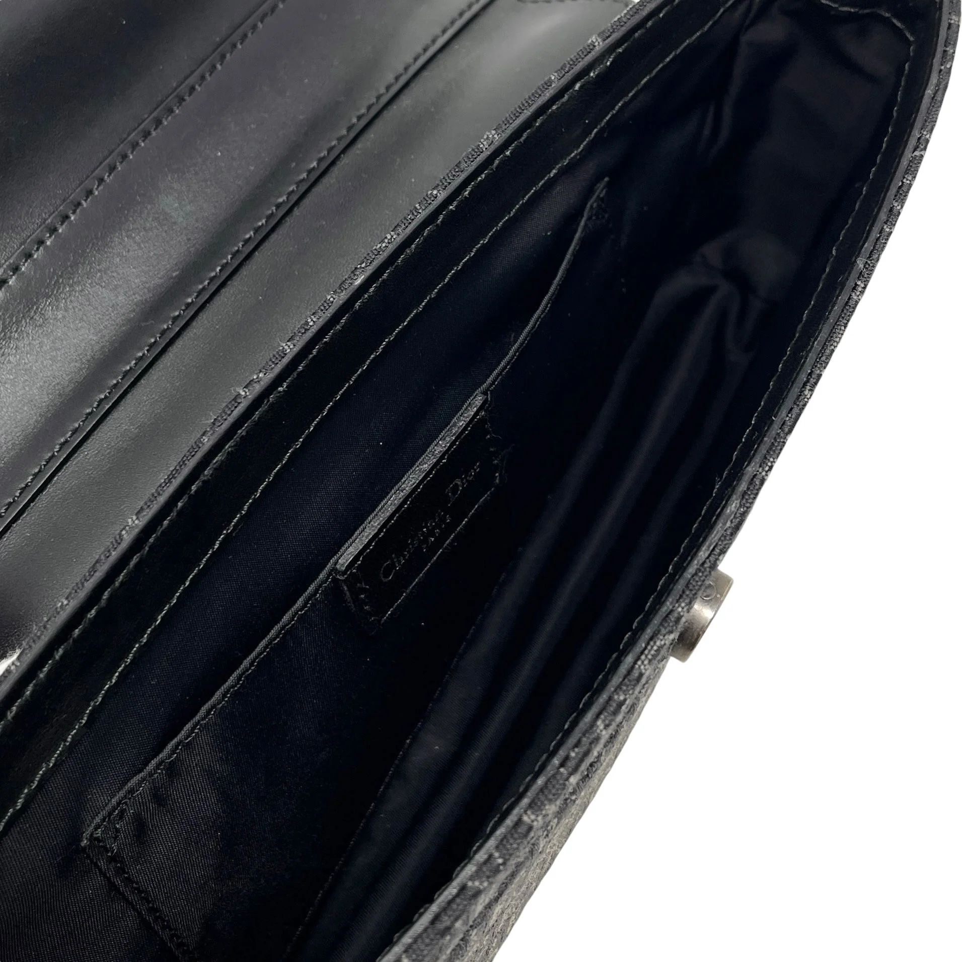 Dior Black Logo Shoulder Bag - Image 3