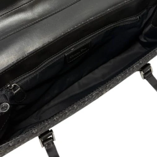 Dior Black Logo Shoulder Bag - Image 3