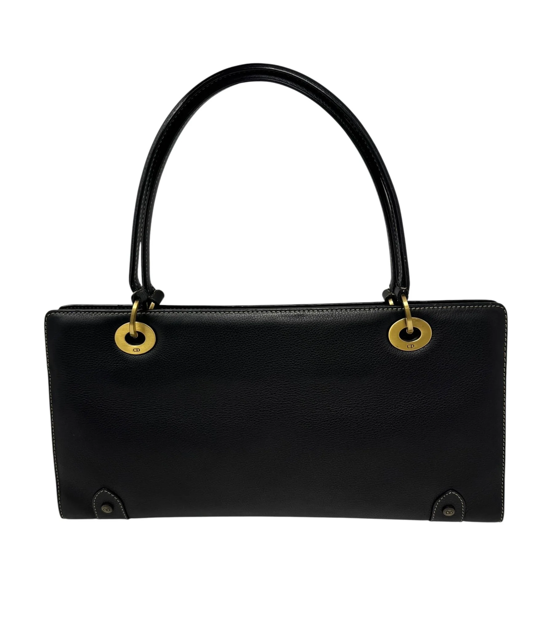 Dior Black Logo Shoulder Bag - Image 2