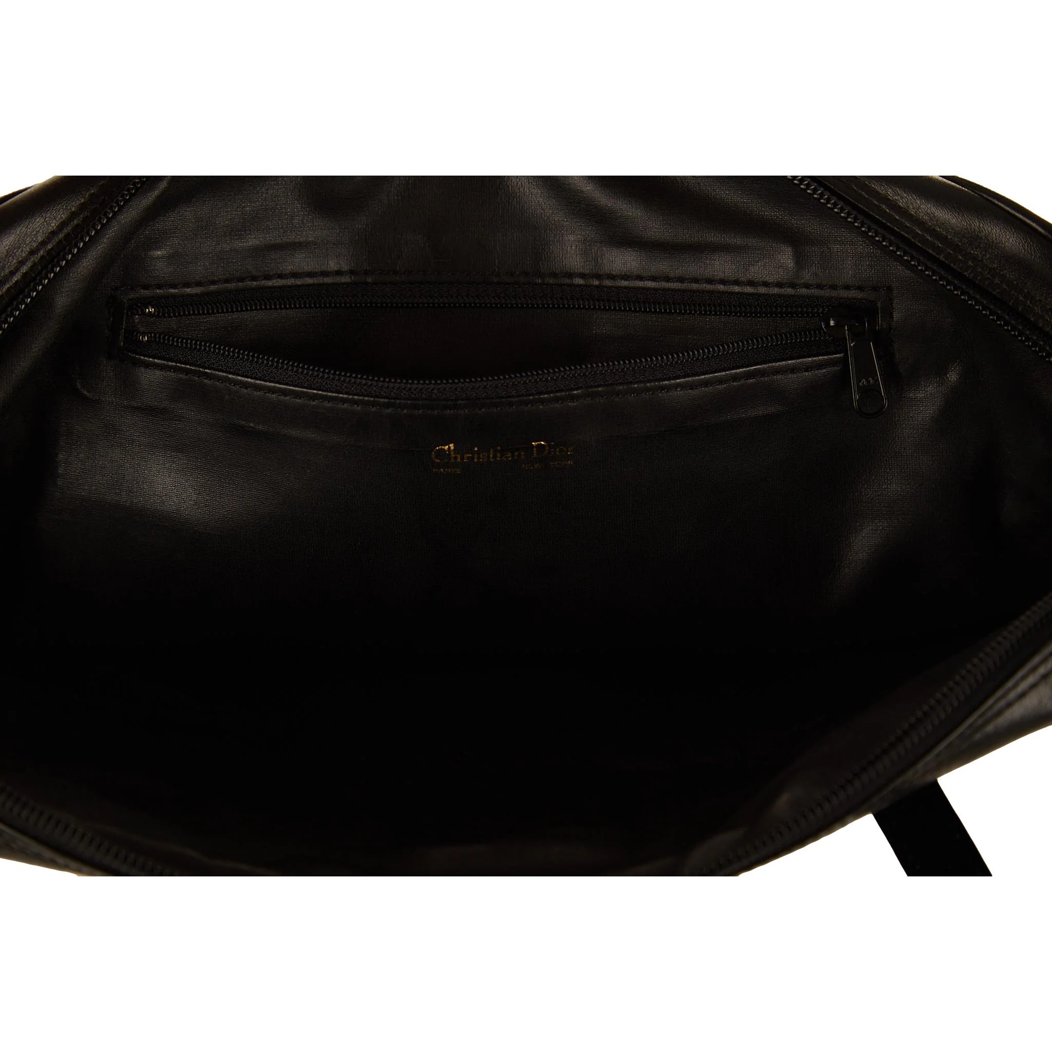 Dior Black Logo Shoulder Bag - Image 4
