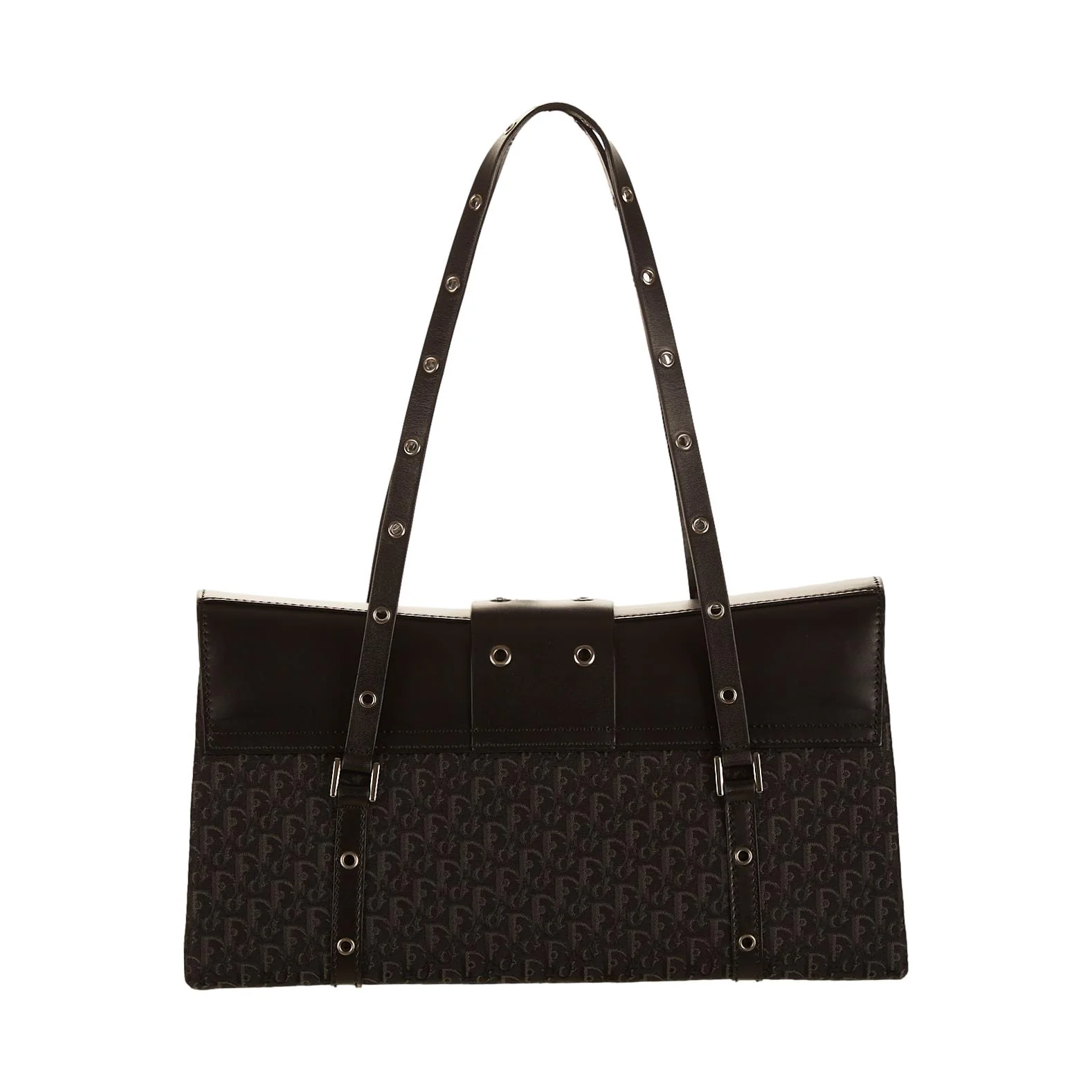 Dior Black Logo Street Chic Shoulder Bag - Image 2