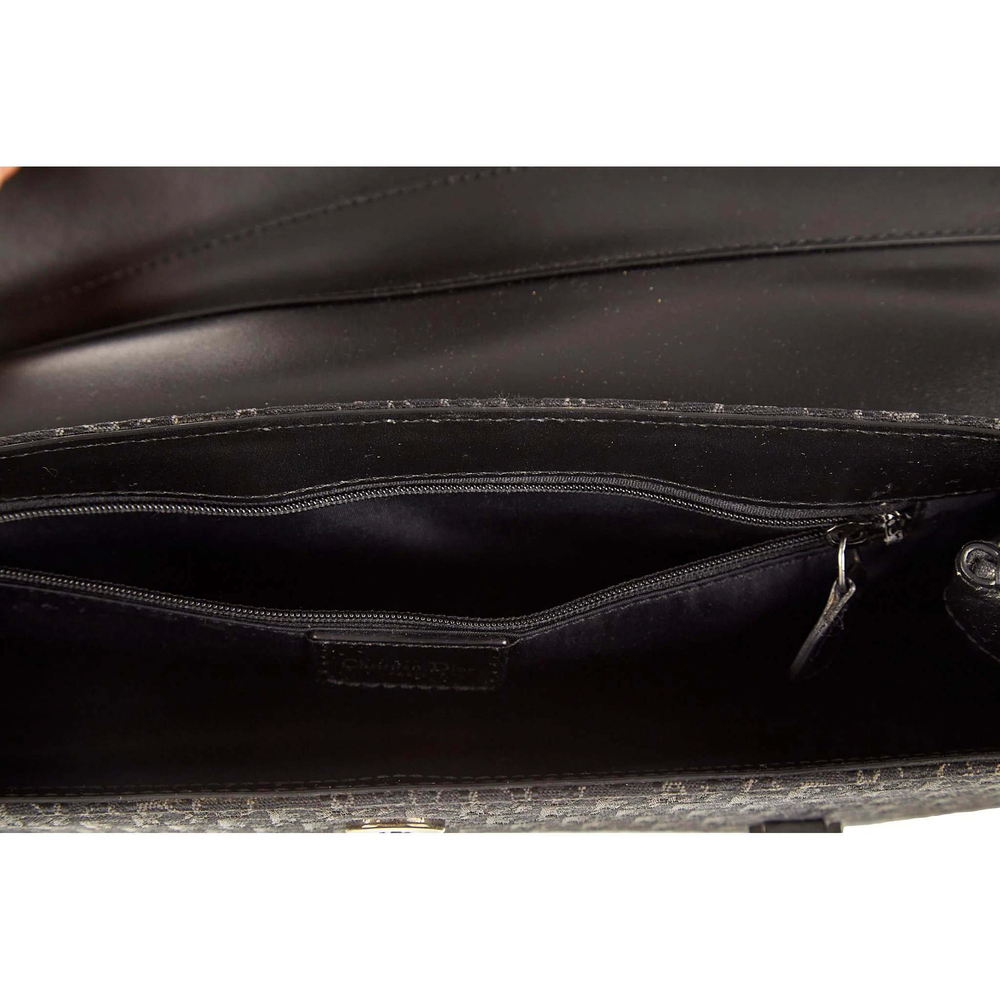 Dior Black Logo Street Chic Shoulder Bag - Image 4