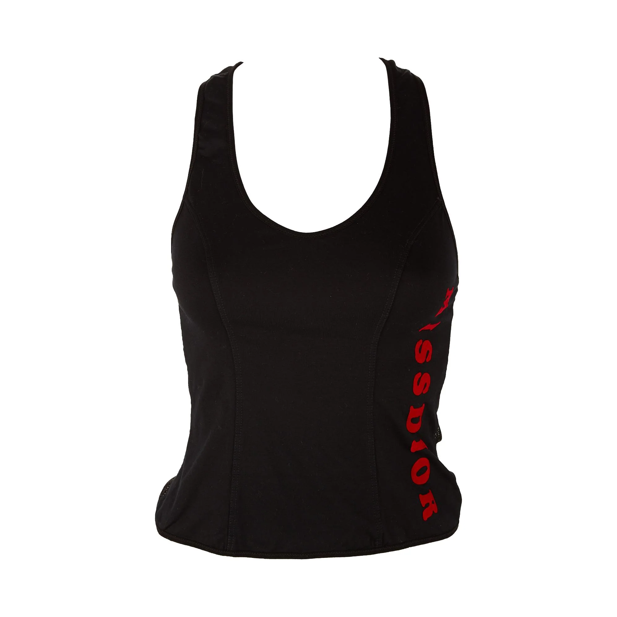 Dior Black 'Miss Dior' Mesh Tank