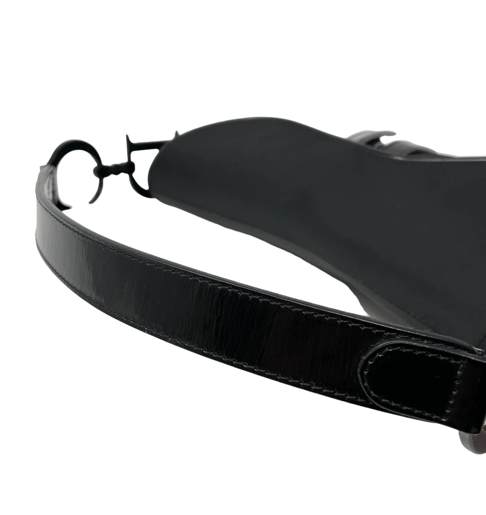 Dior Black Nylon Saddle Bag - Image 7