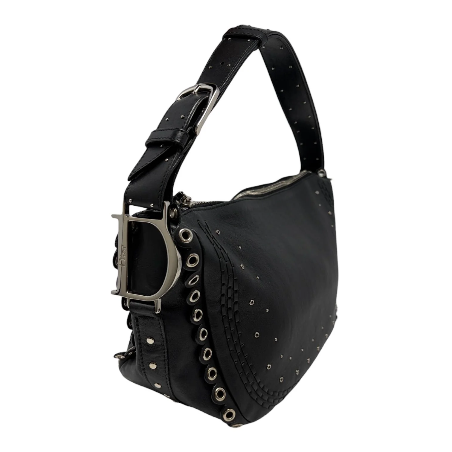 Dior Black Peace Shoulder Bag - Image 3