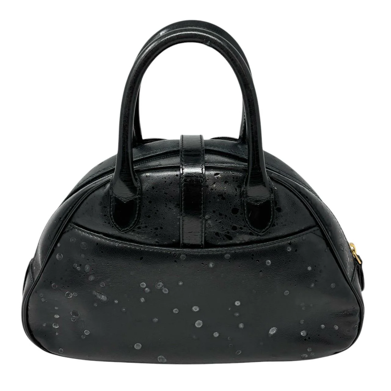Dior Black Raindrop Double Saddle Top Handle Bag - Image 2