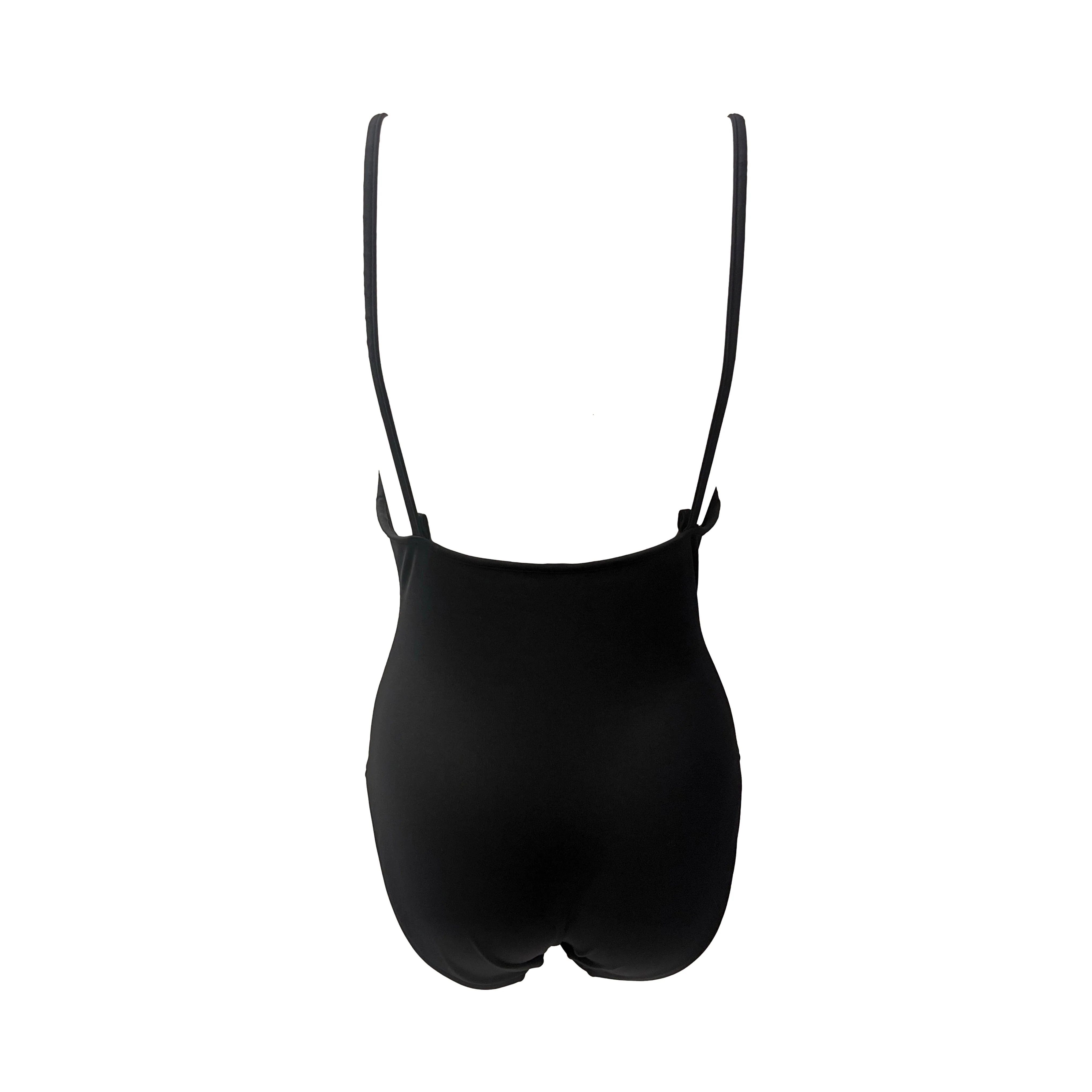 Dior Black Rhinestone Strap One Piece - Image 2