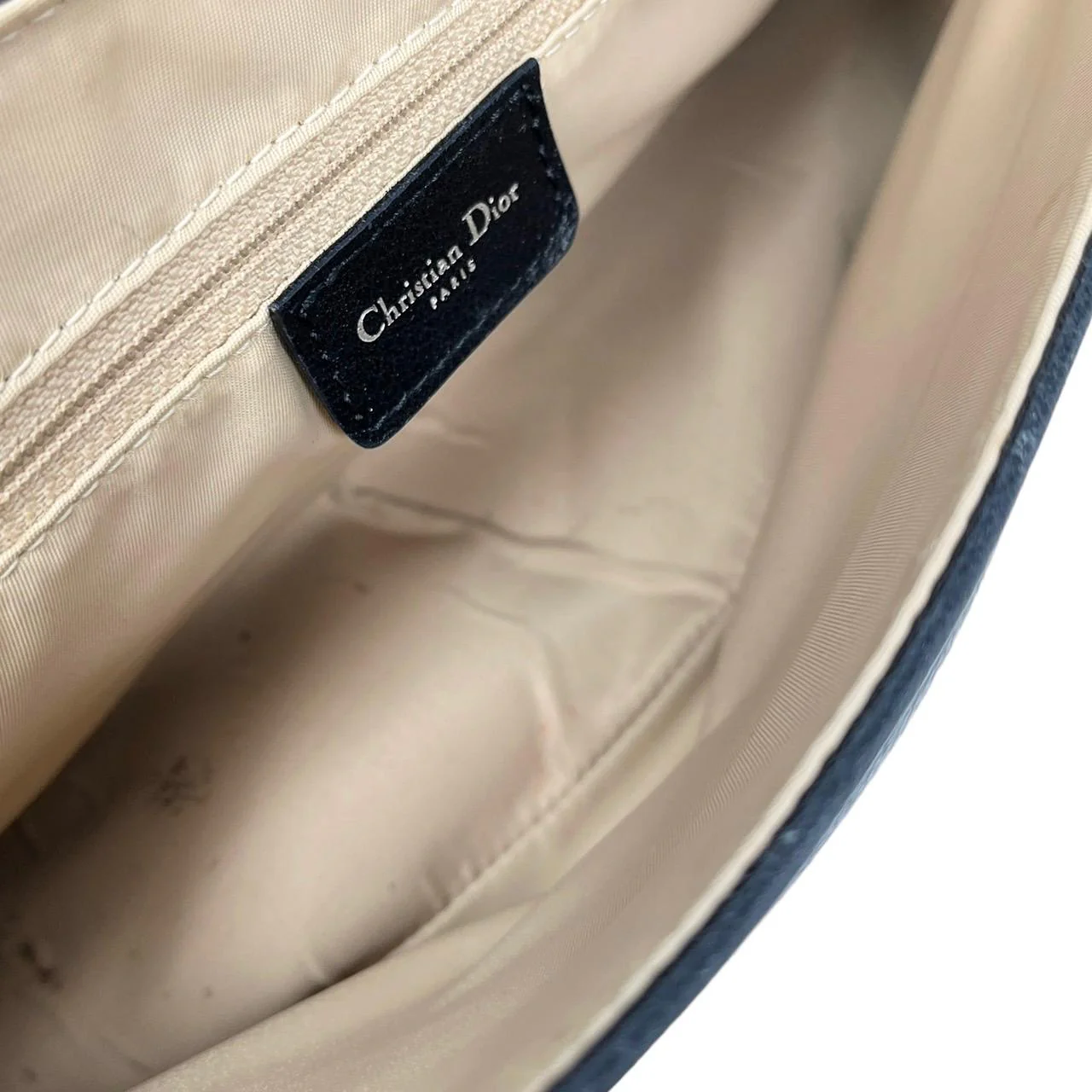Dior Black Saddle Bag - Image 3