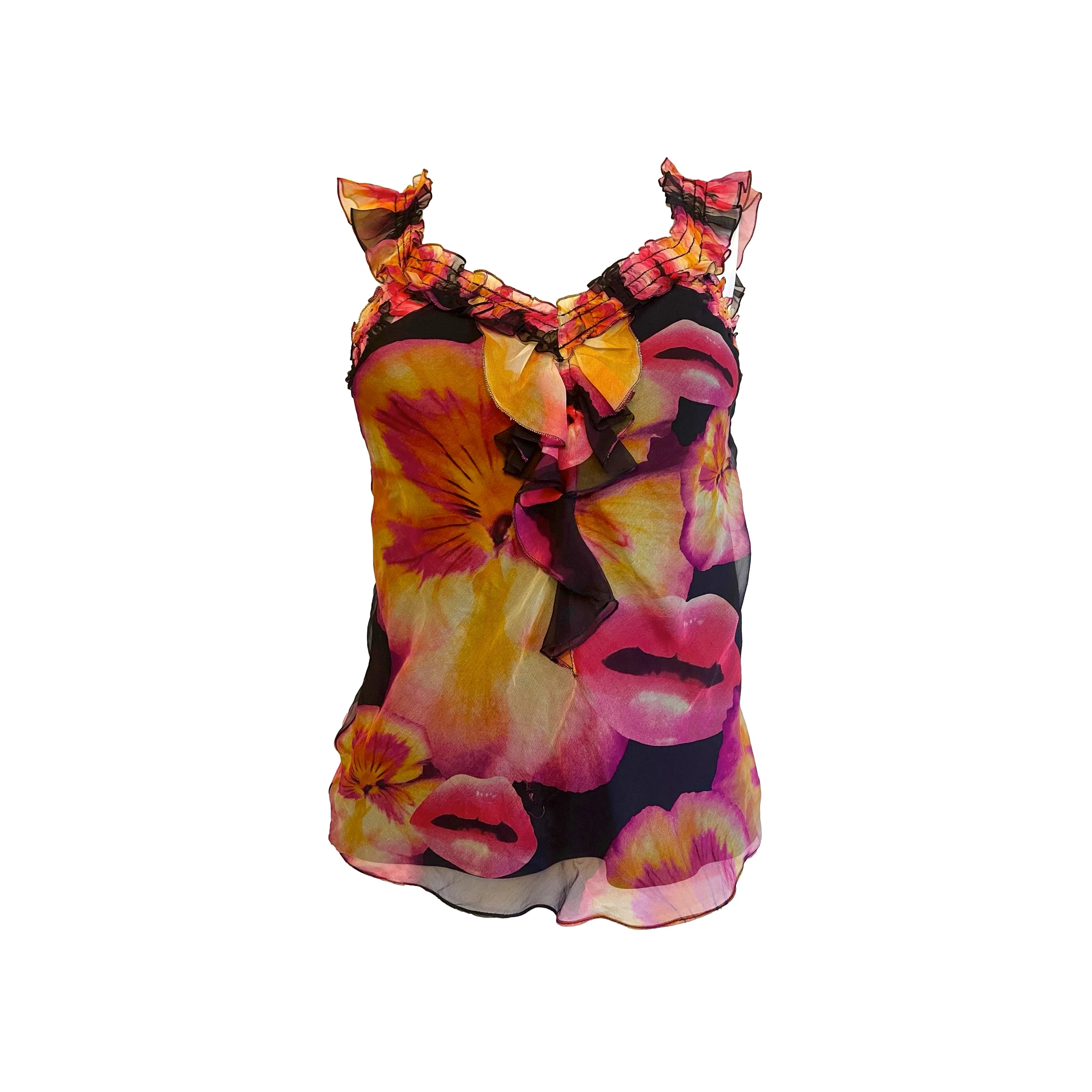 Dior Black Silk Lip Tank