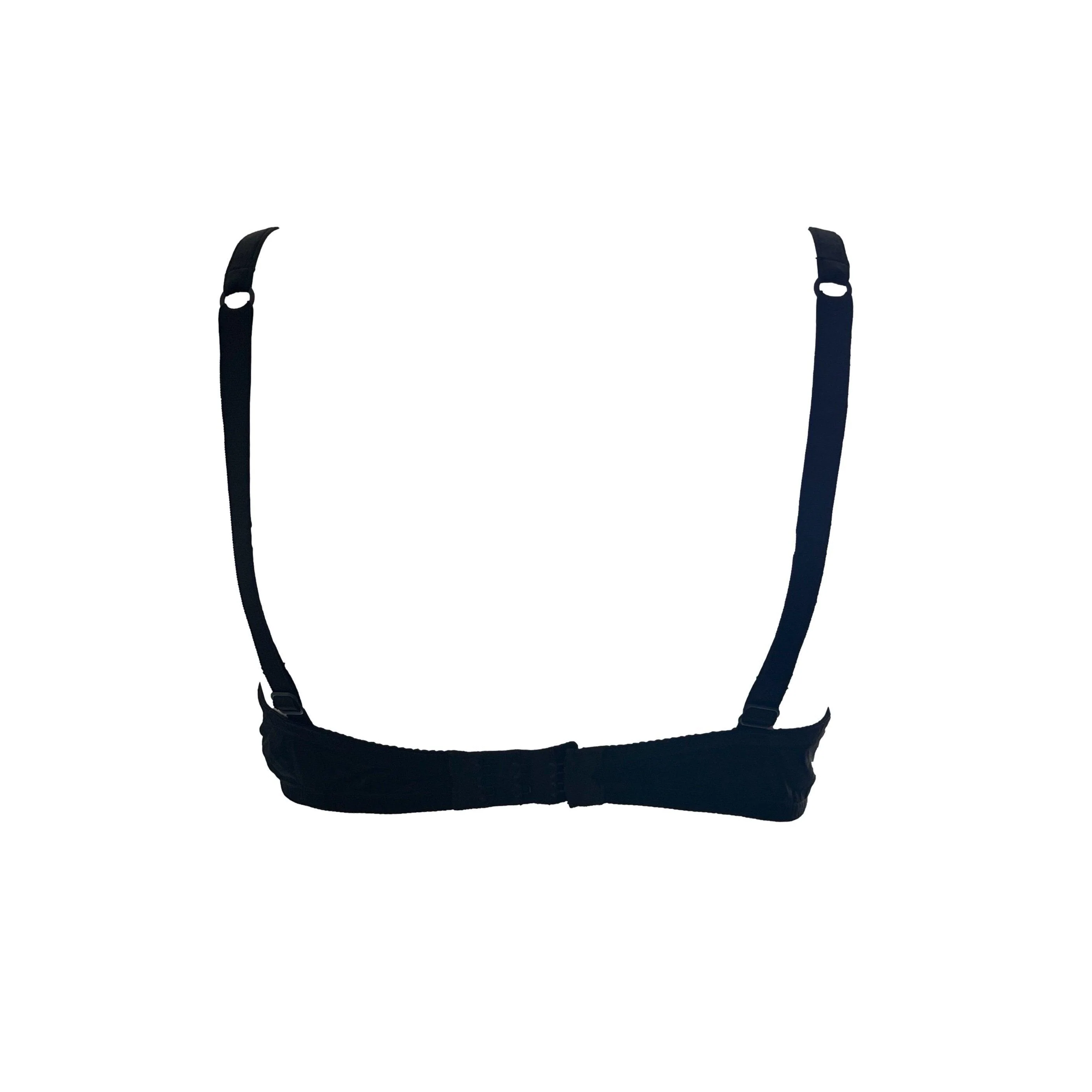 Dior Black Silk Mesh Logo Bra - Image 2