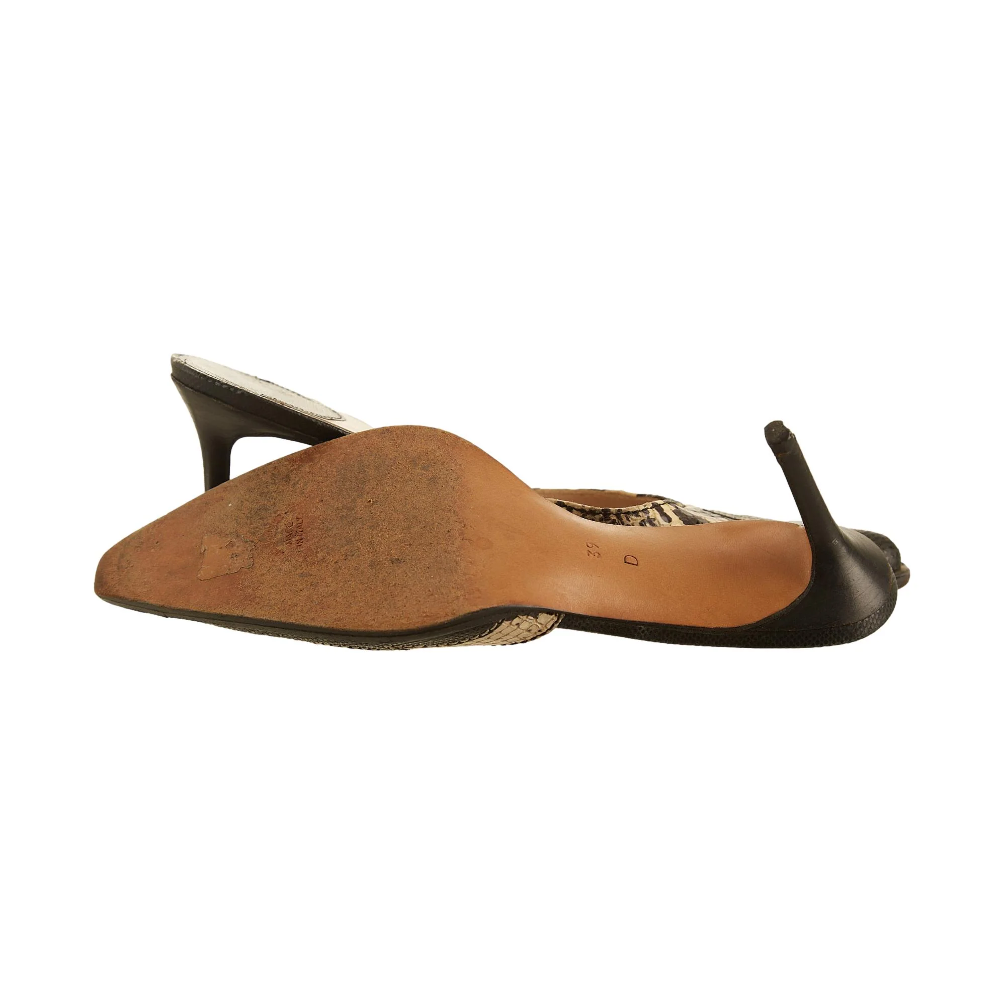 Dior Black Western Mules - Image 3