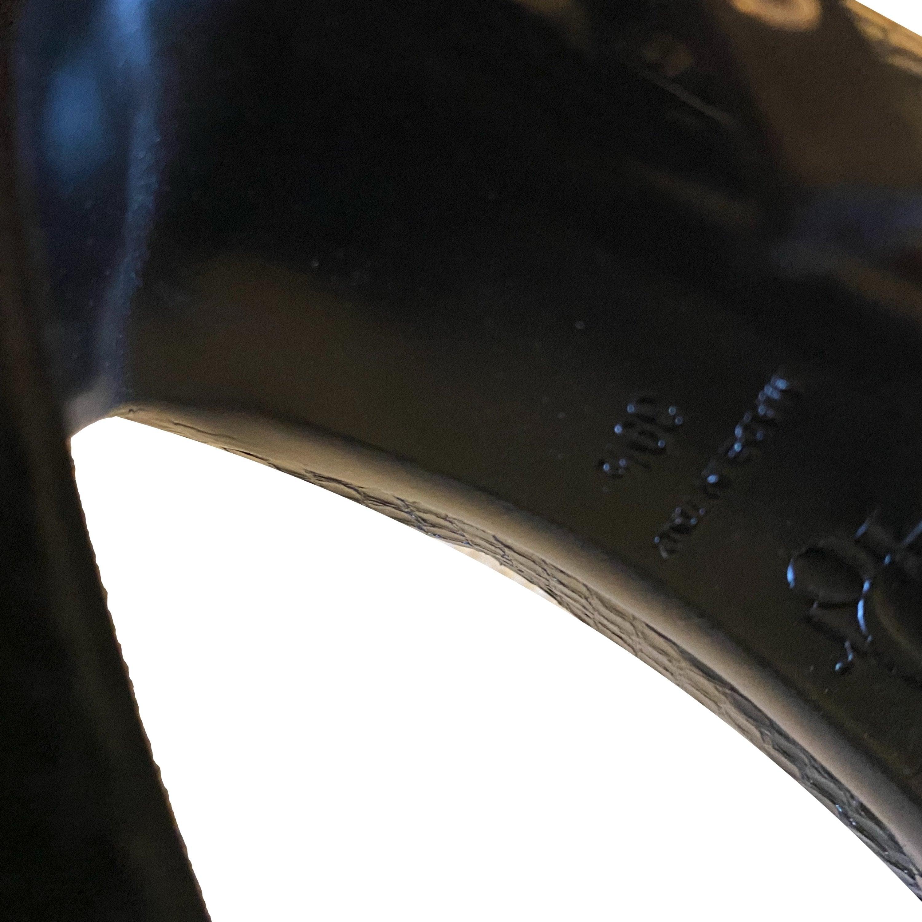 Dior Black Snakeskin Rivet Bow Heels - Image 3