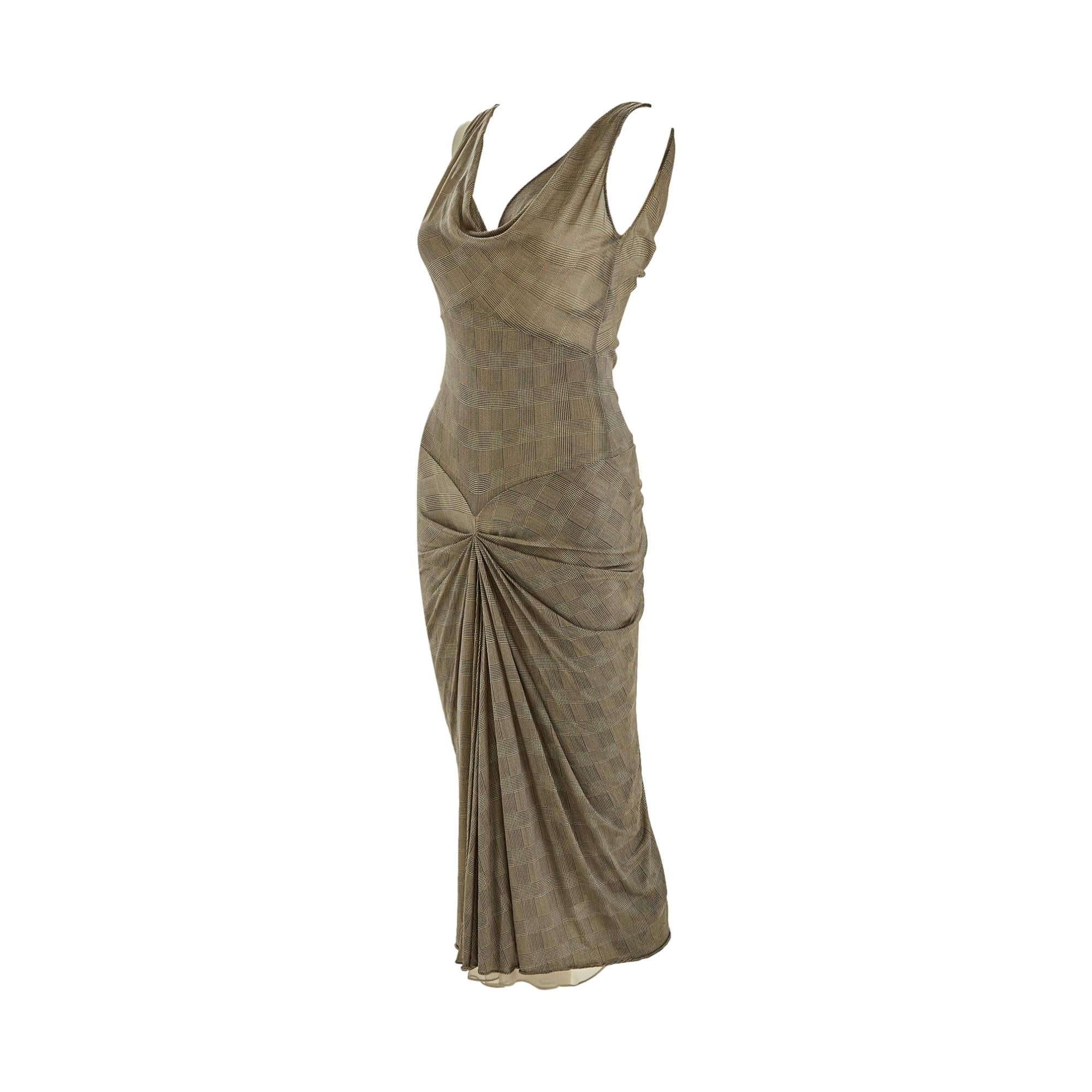 Dior Black + White Silk Patterned Dress - Image 2