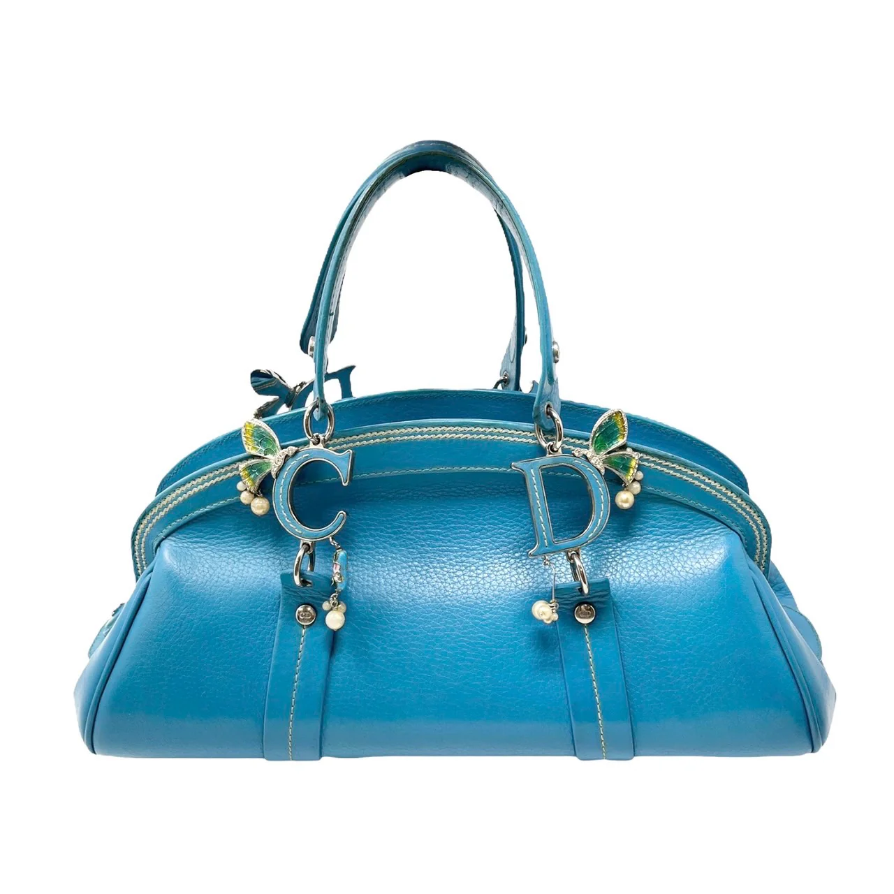 Dior Blue Butterfly Detective Bag - Image 2