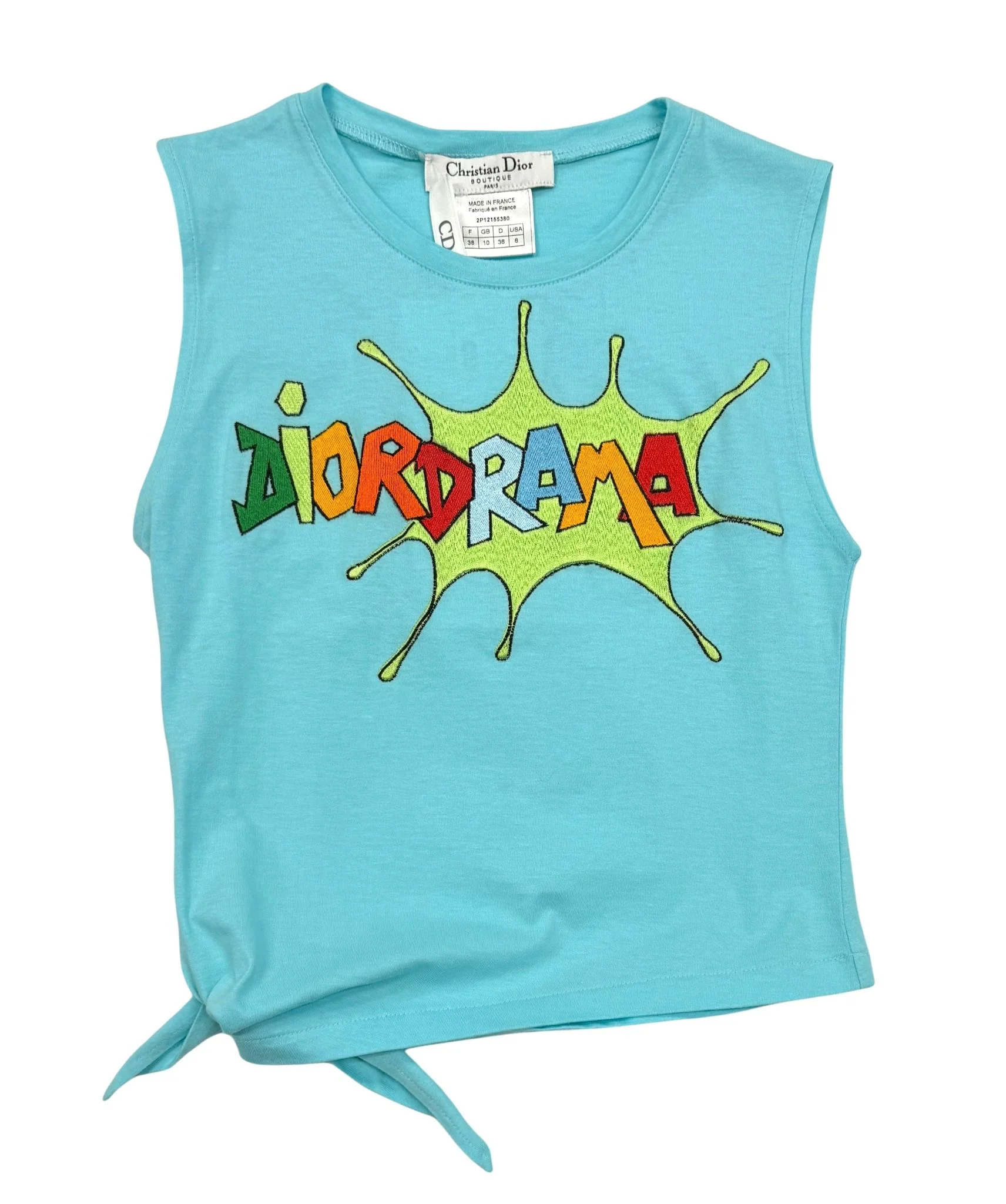 Dior Blue ‘Diordrama’ Logo Tank