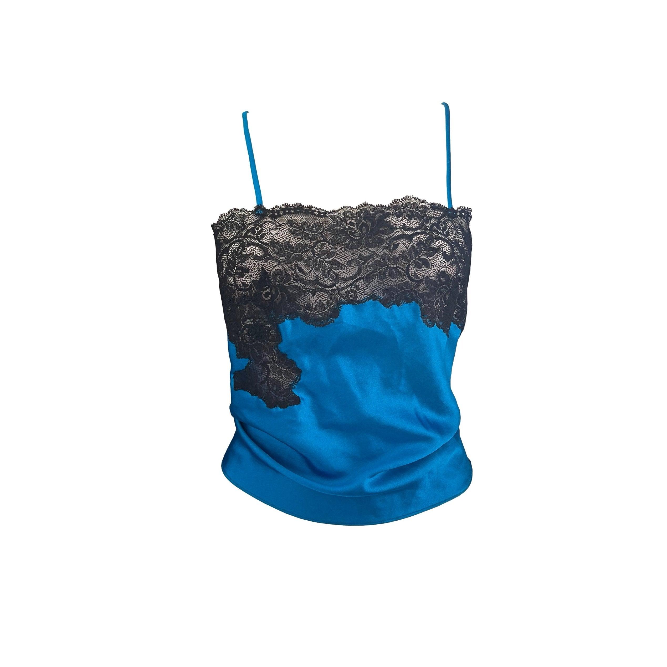 Dior Blue Lace Tank