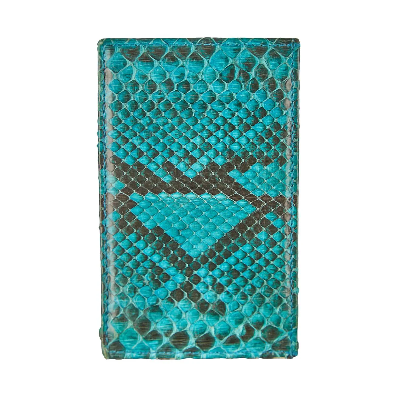 Dior Blue Snakeskin Cardholder - Image 2