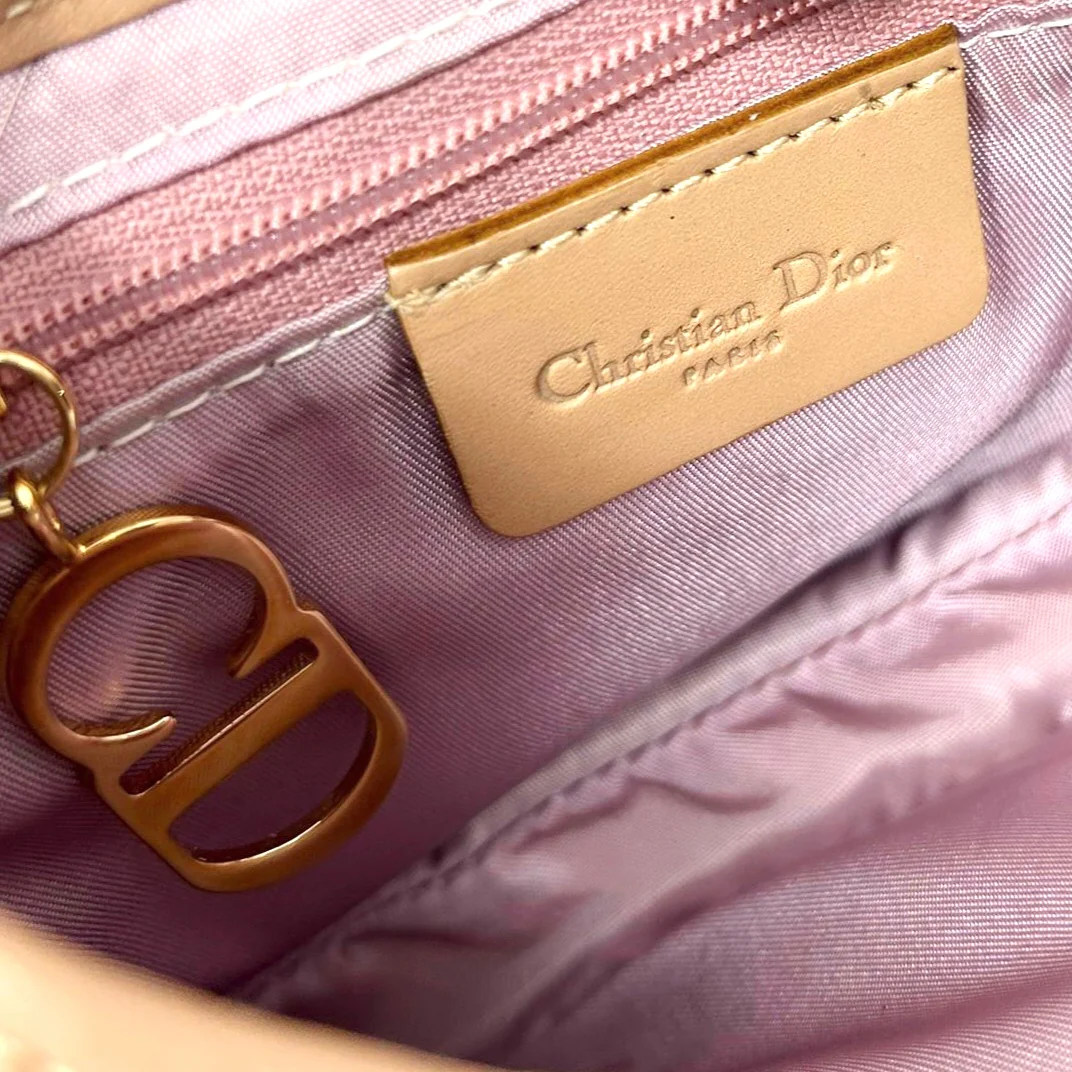 Dior Brown Fur Mini Saddle Bag - Image 3