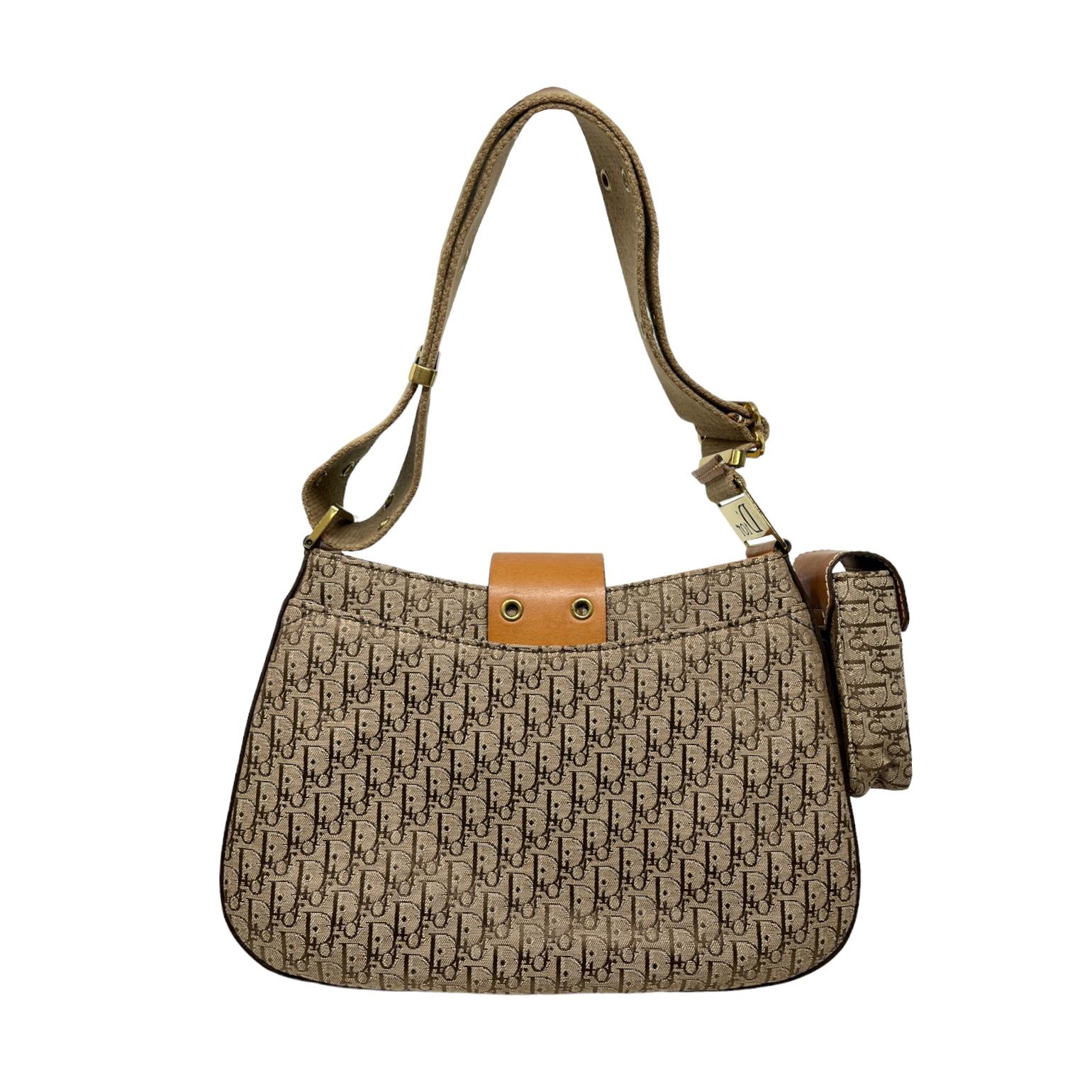 Dior Brown Logo Columbus Bag - Image 2