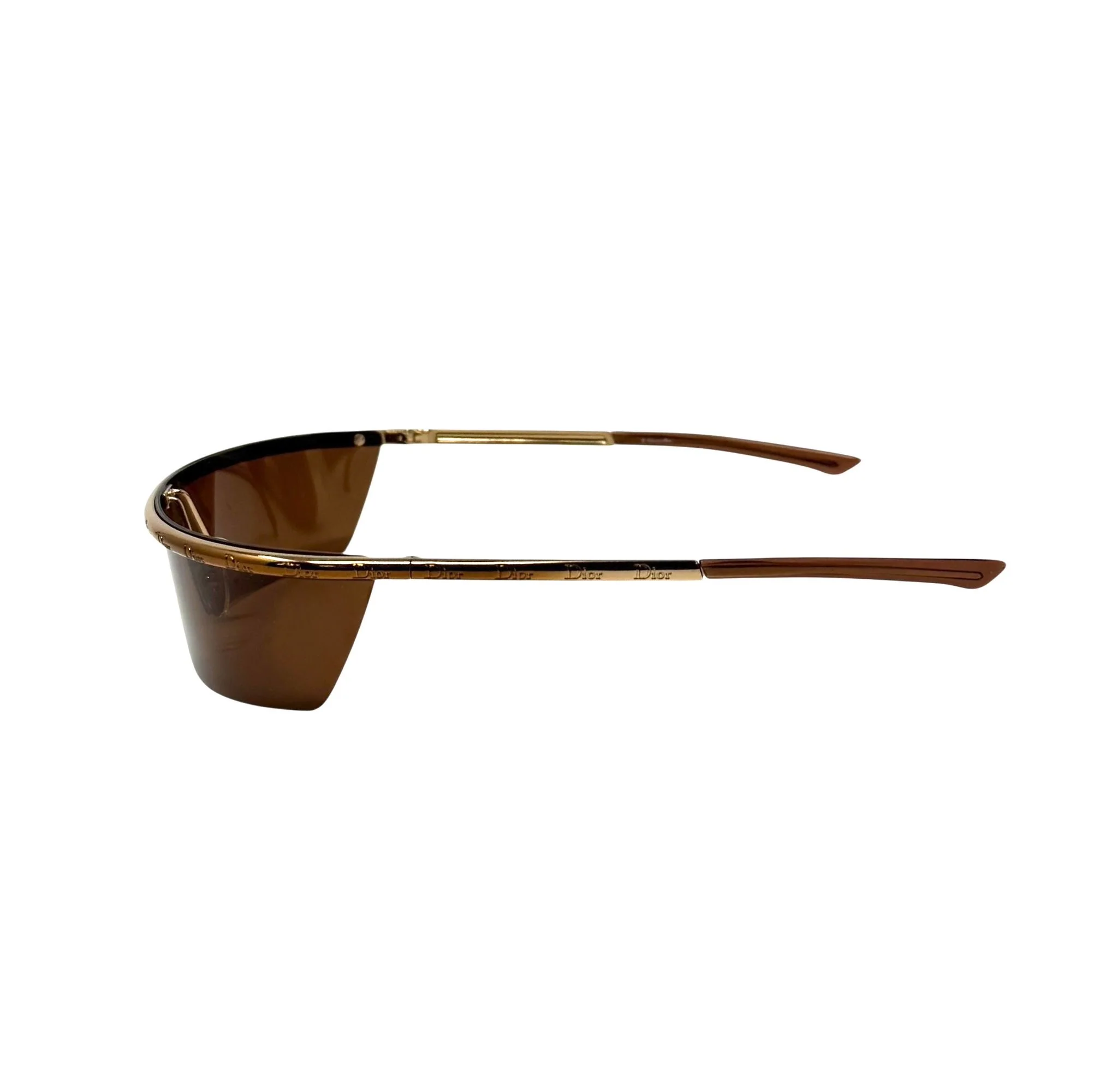 Dior Brown Logo Rim Sunglasses - Image 2
