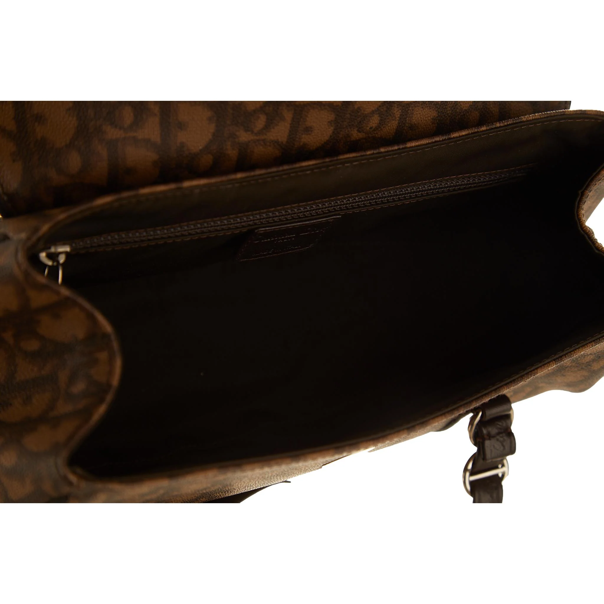 Dior Brown Logo Shoulder Bag - Image 5
