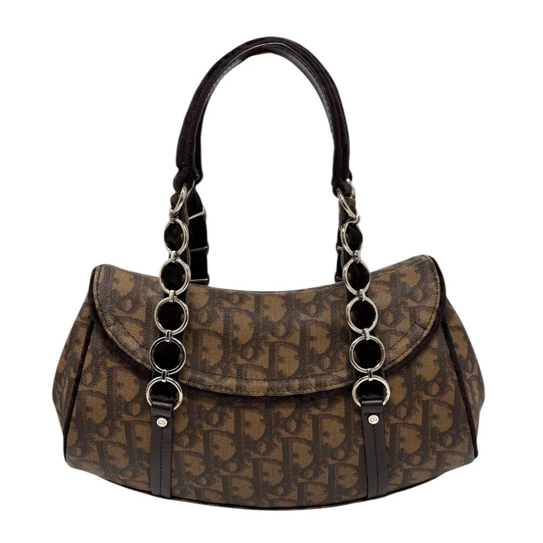 Dior Brown Romantique Shoulder Bag - Image 2