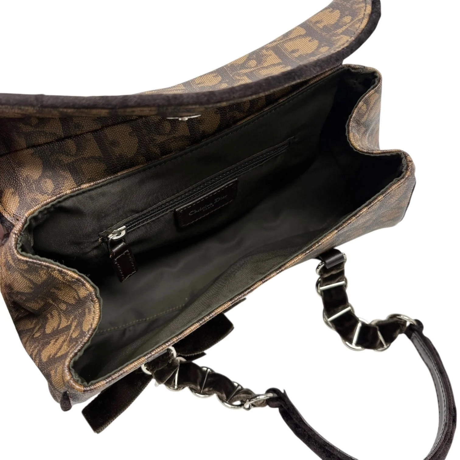 Dior Brown Romantique Shoulder Bag - Image 3