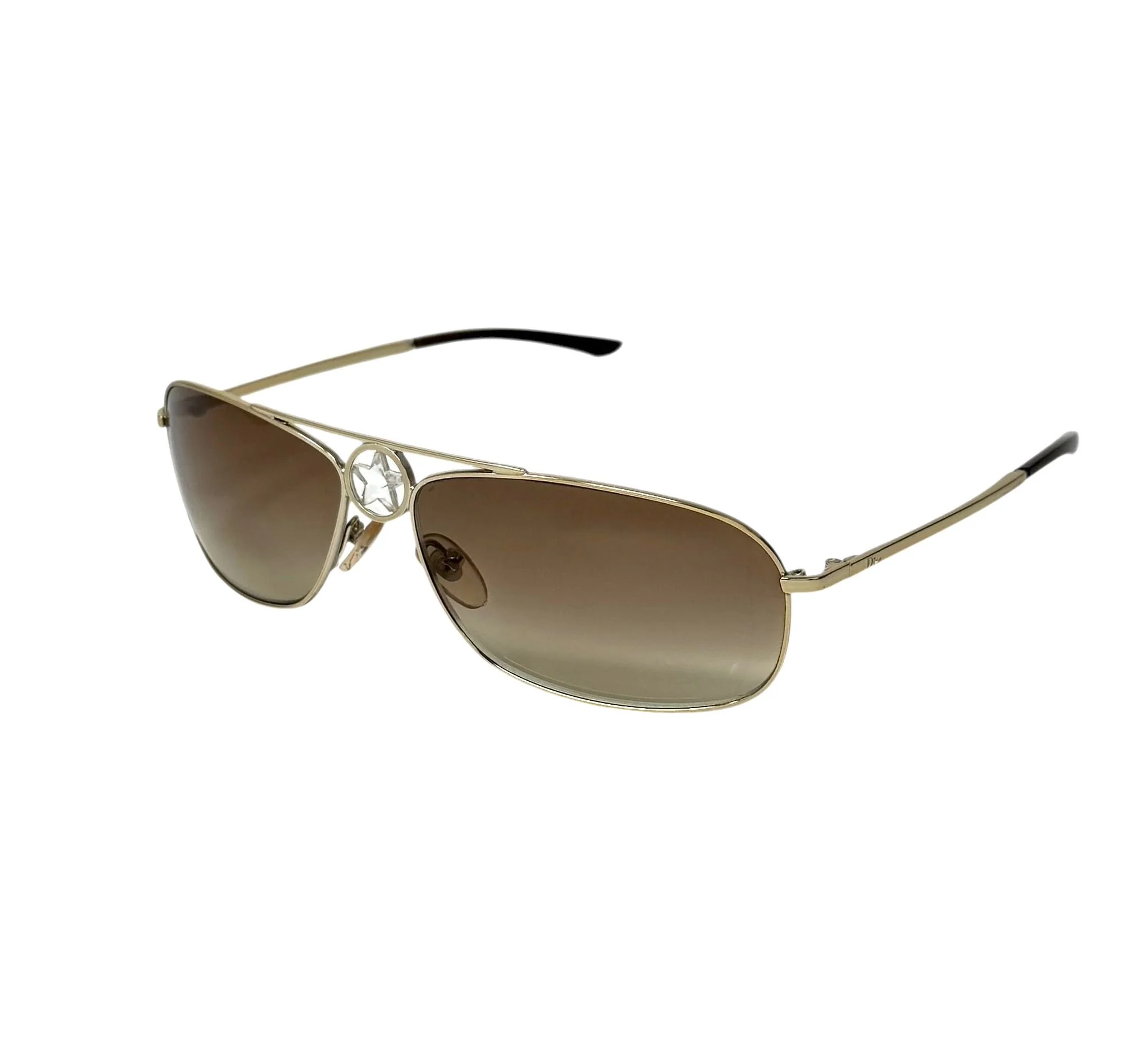 Dior Brown Star 'Hippy  2' Sunglasses