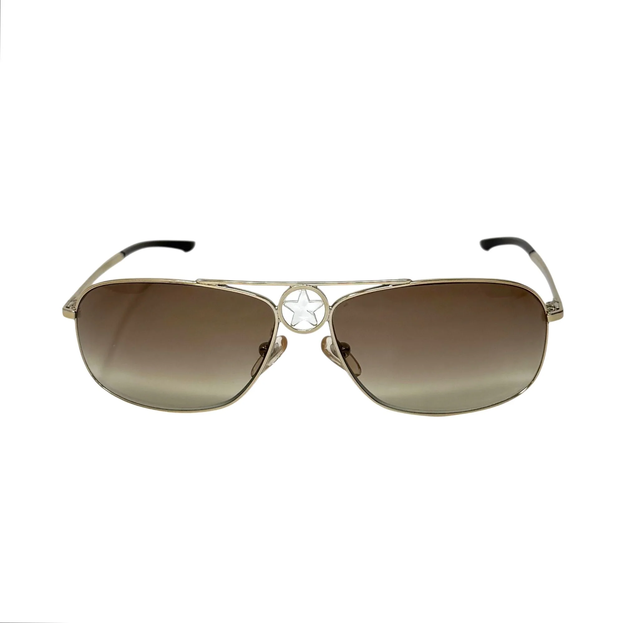 Dior Brown Star 'Hippy  2' Sunglasses - Image 3