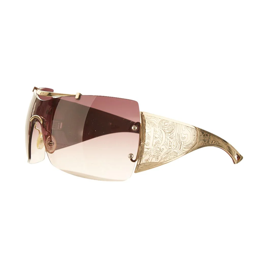 Dior Gold 'Western' Sunglasses
