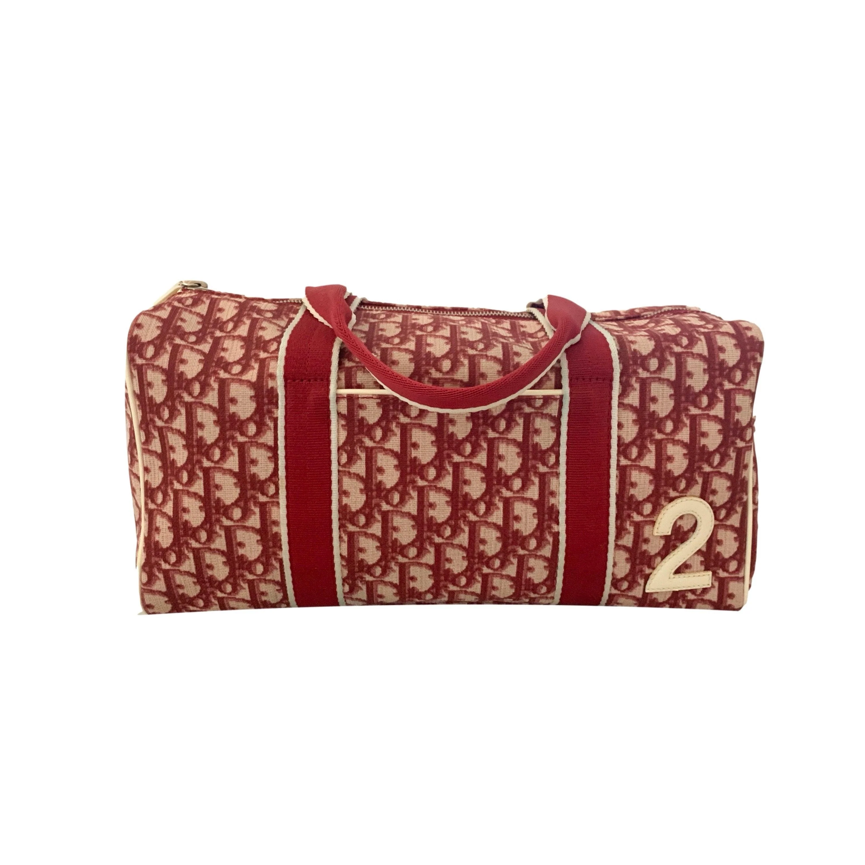 Dior Burgundy Shoulder Bag