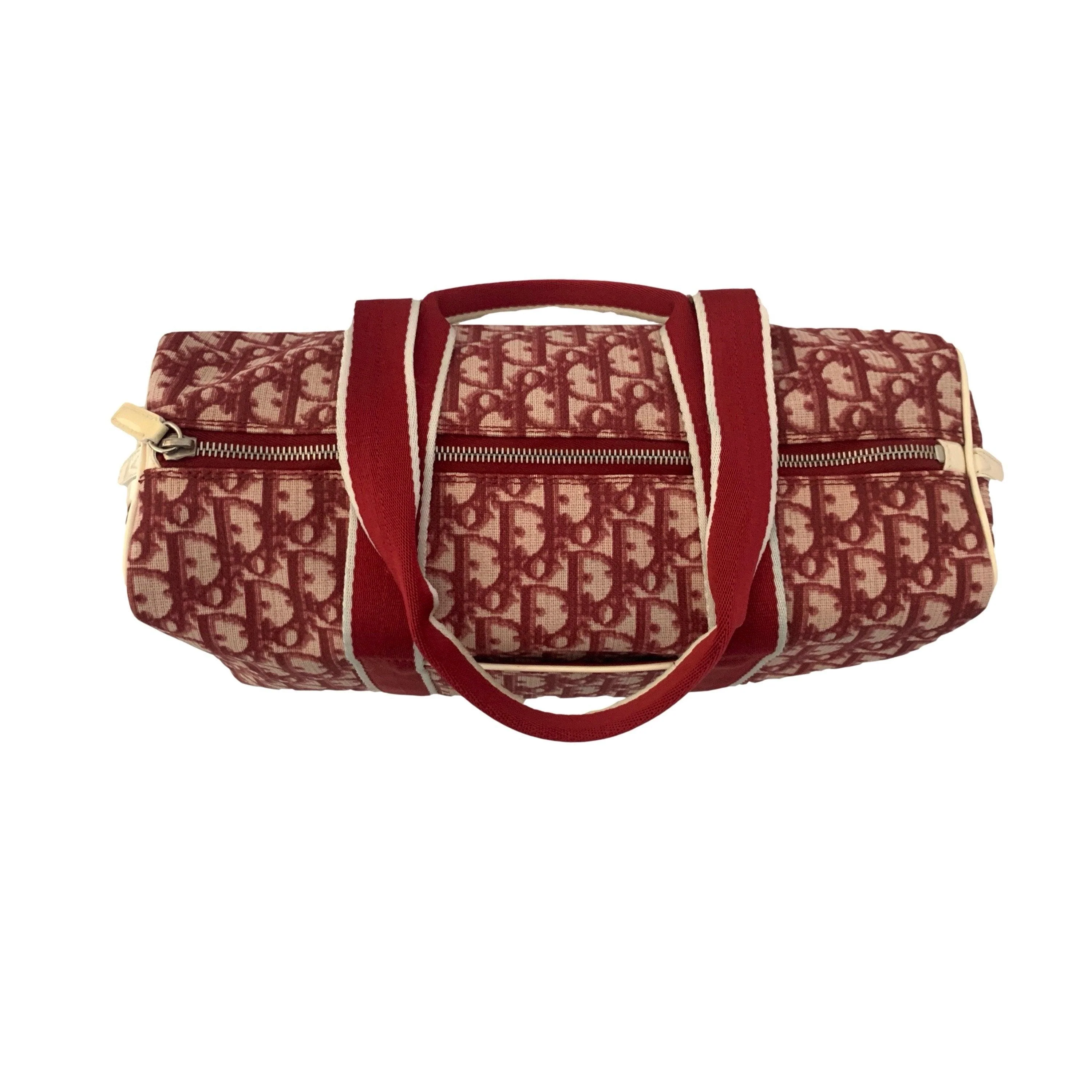 Dior Burgundy Shoulder Bag - Image 3