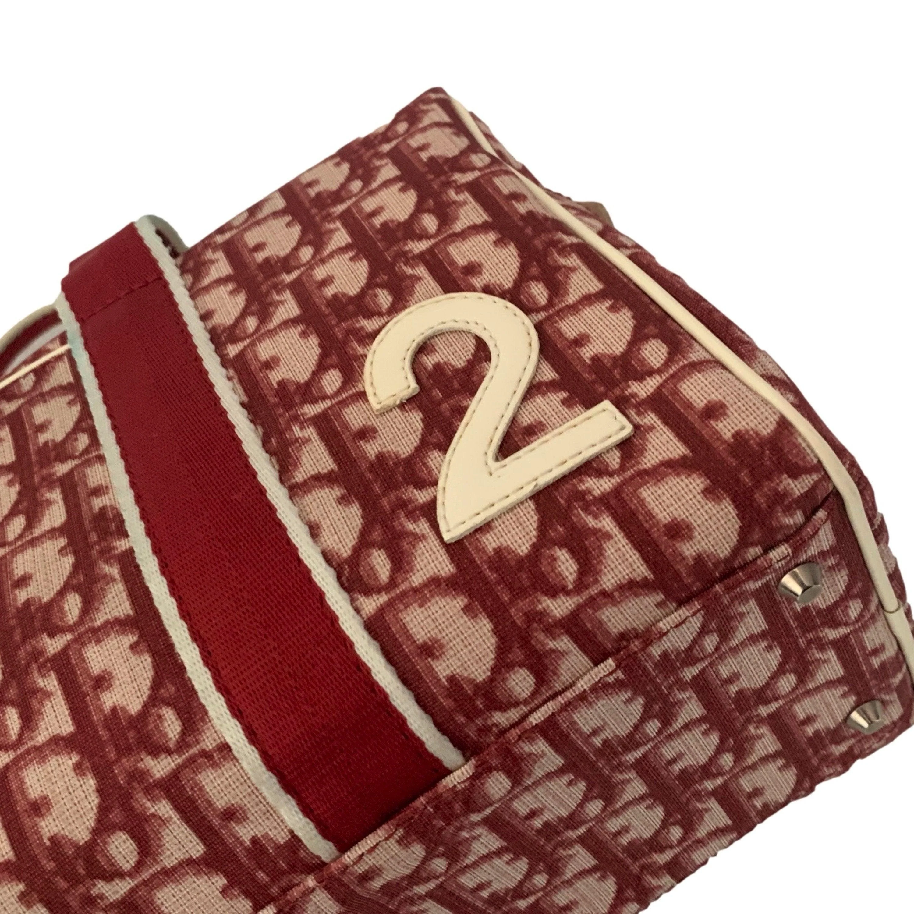 Dior Burgundy Shoulder Bag - Image 5