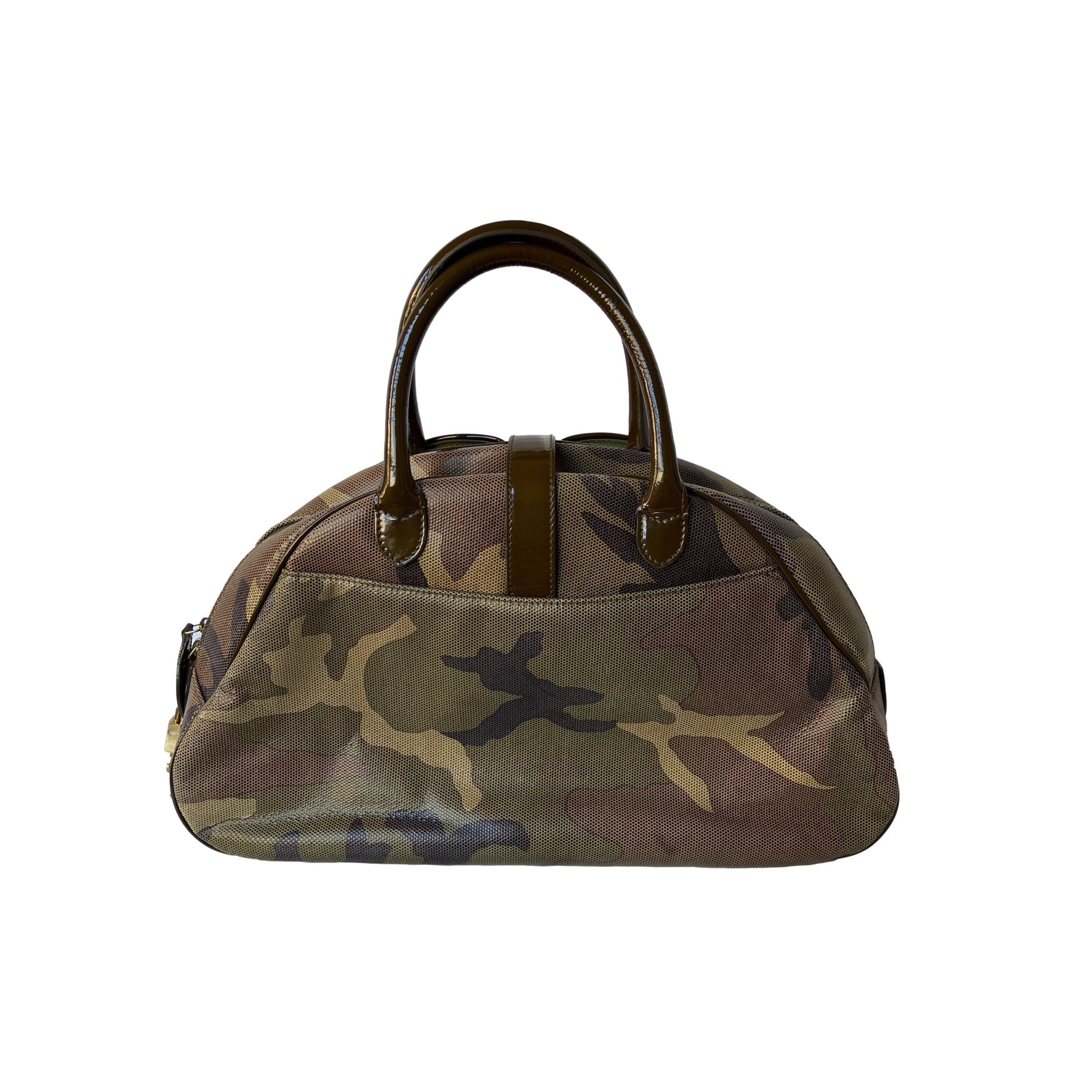 Dior Camo Jumbo Top Handle Bag - Image 2