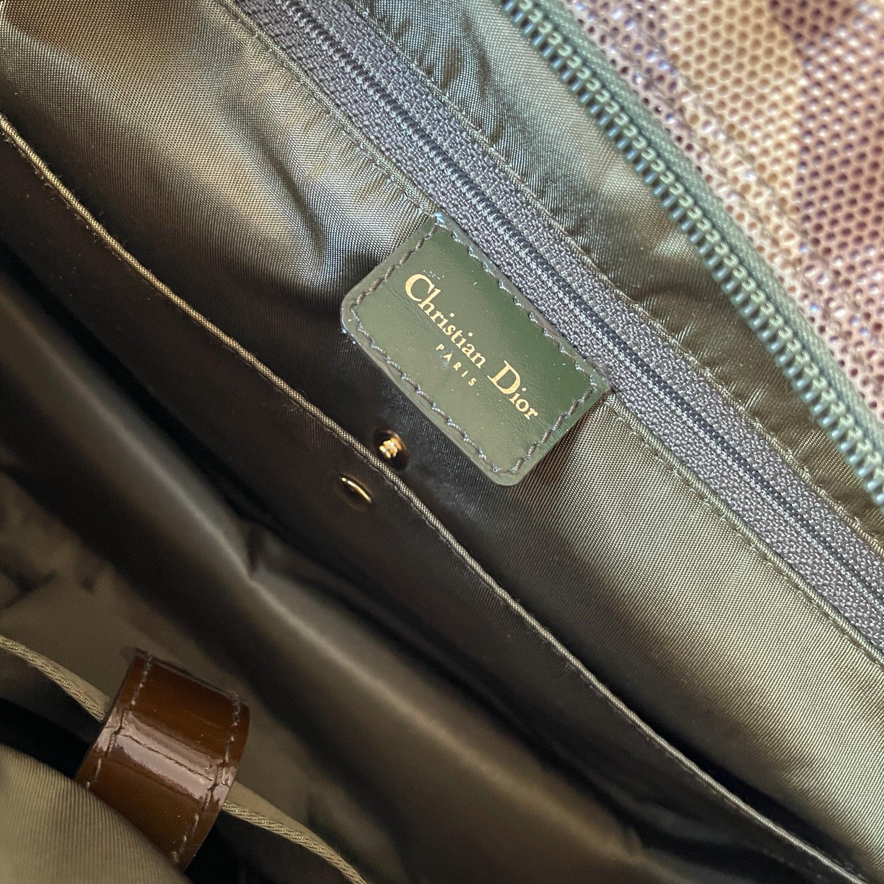 Dior Camo Jumbo Top Handle Bag - Image 4
