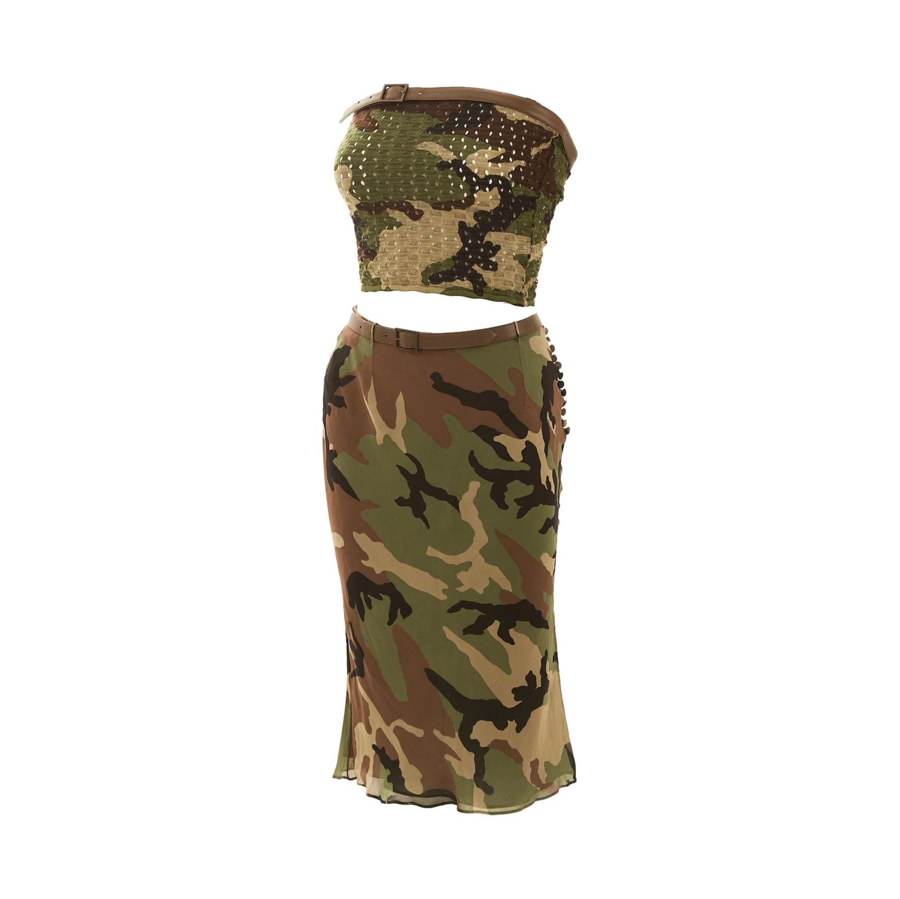 Dior Camo Tube Top Set - Image 2