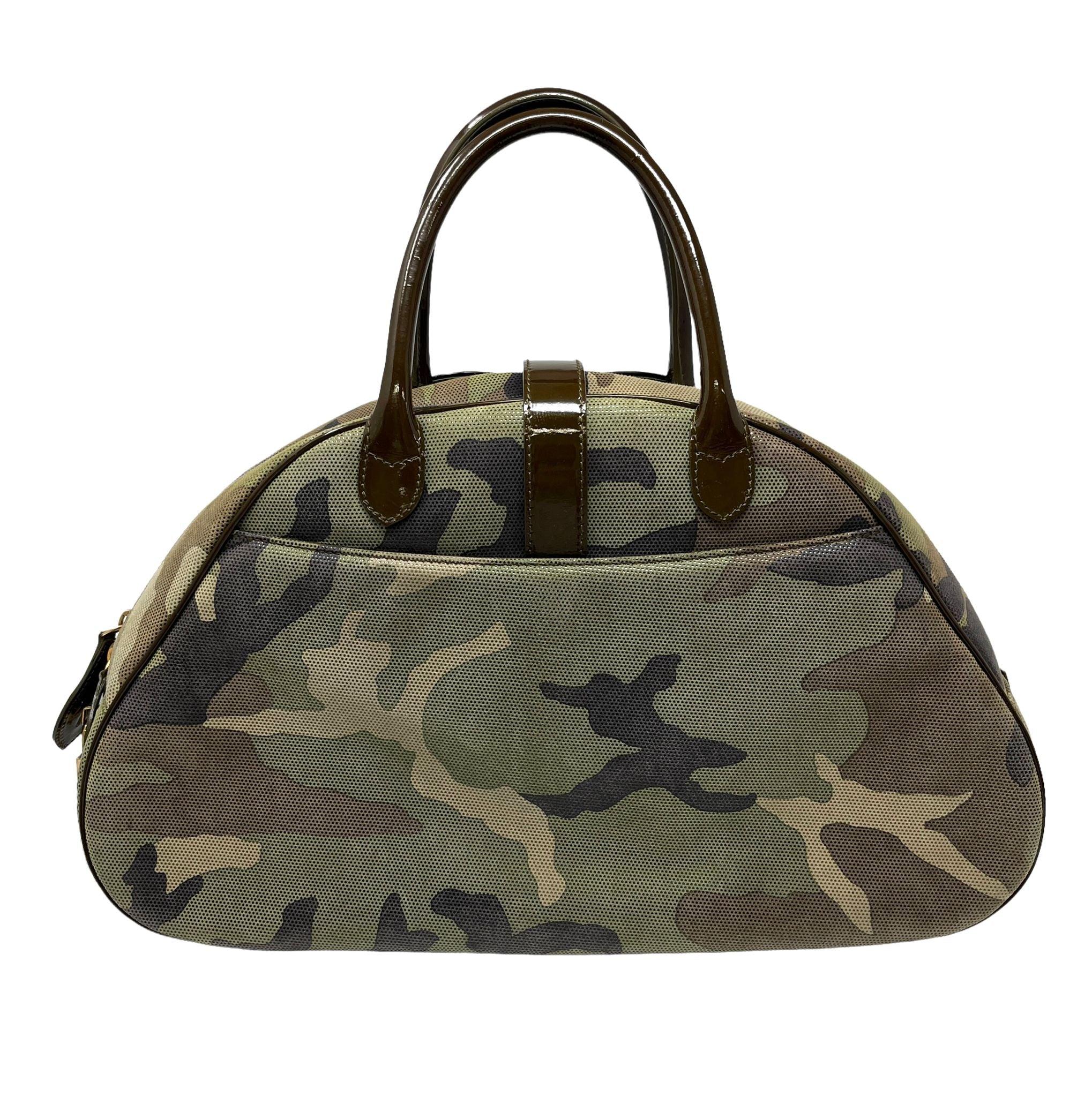 Dior Camouflage Double Saddle Top Handle Bag - Image 2