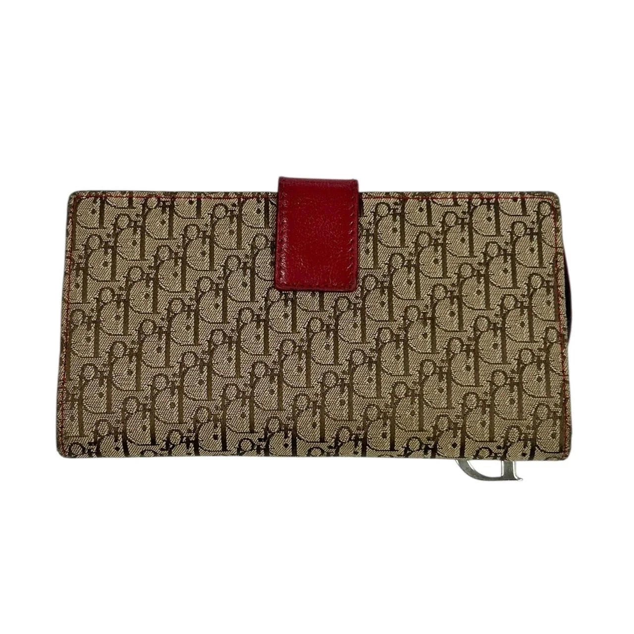 Dior Canvas Rasta Logo Wallet - Image 2