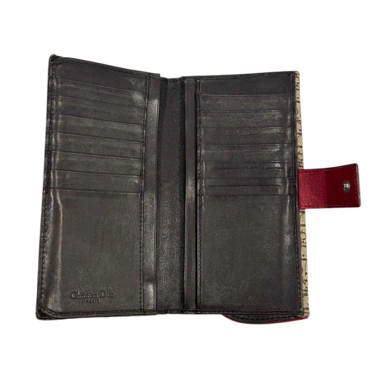 Dior Canvas Rasta Logo Wallet - Image 3