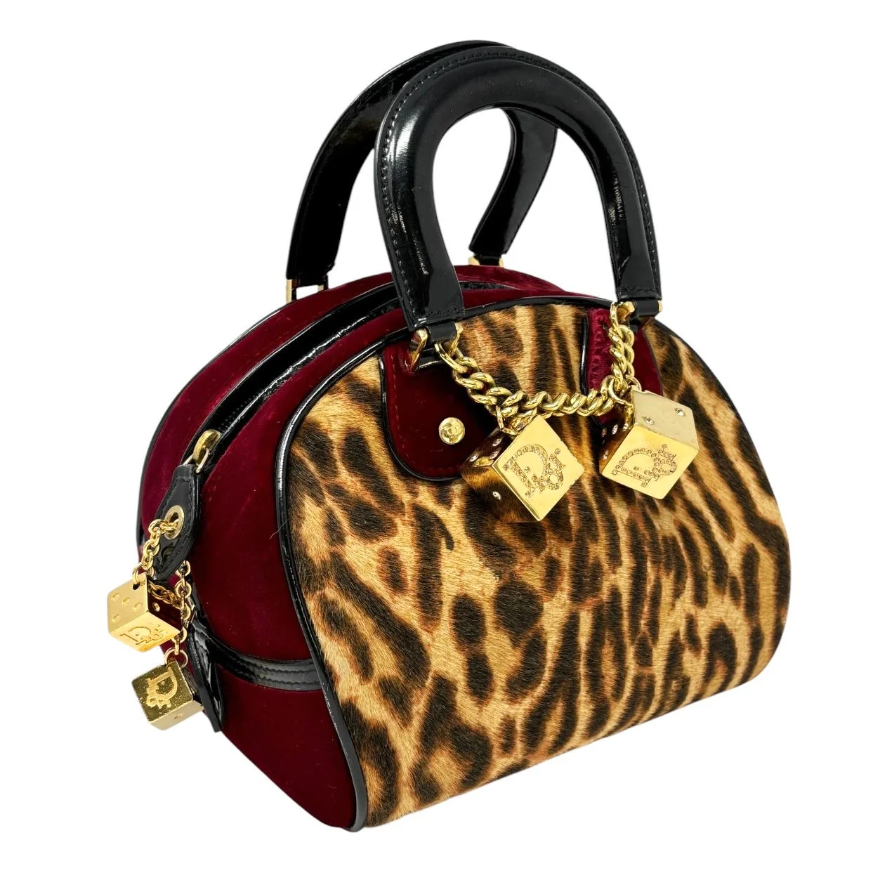 Dior Cheetah Calfhair Gambler Bag - Image 3