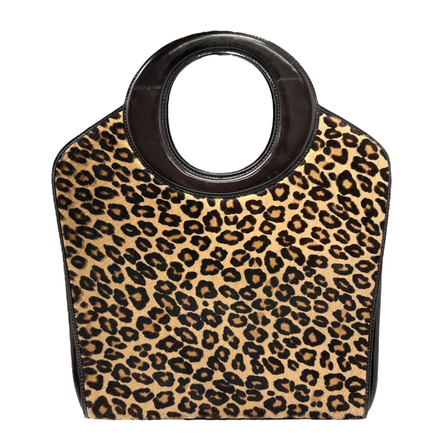 Dior Cheetah Calfhair Top Handle Bag - Image 2