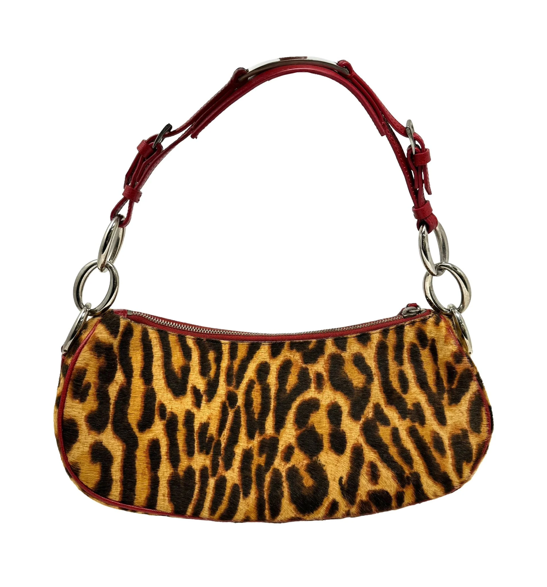 Dior Cheetah Print Logo Hardware Mini Shoulder Bag - Image 2